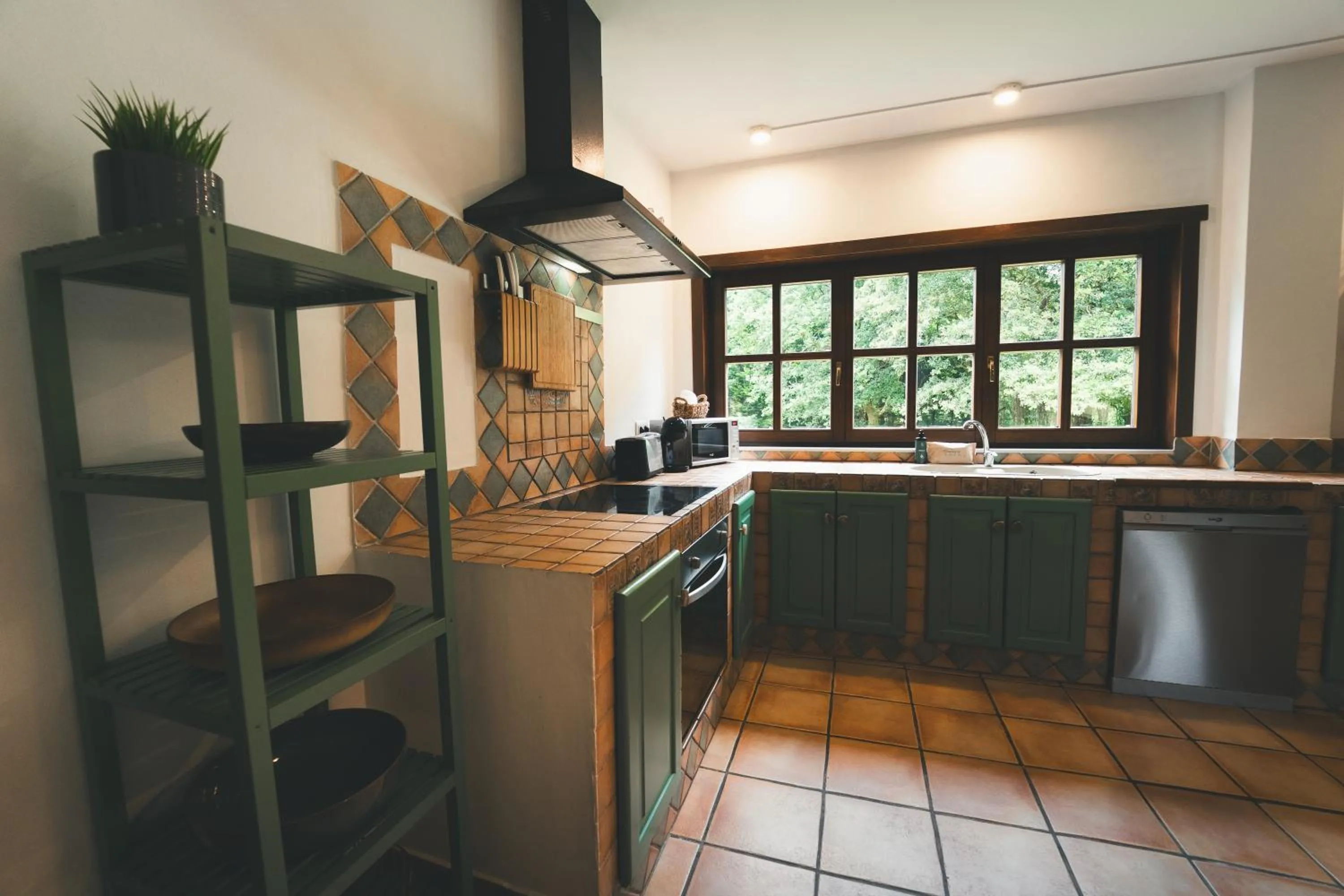 Kitchen or kitchenette in HolaCamp Camino