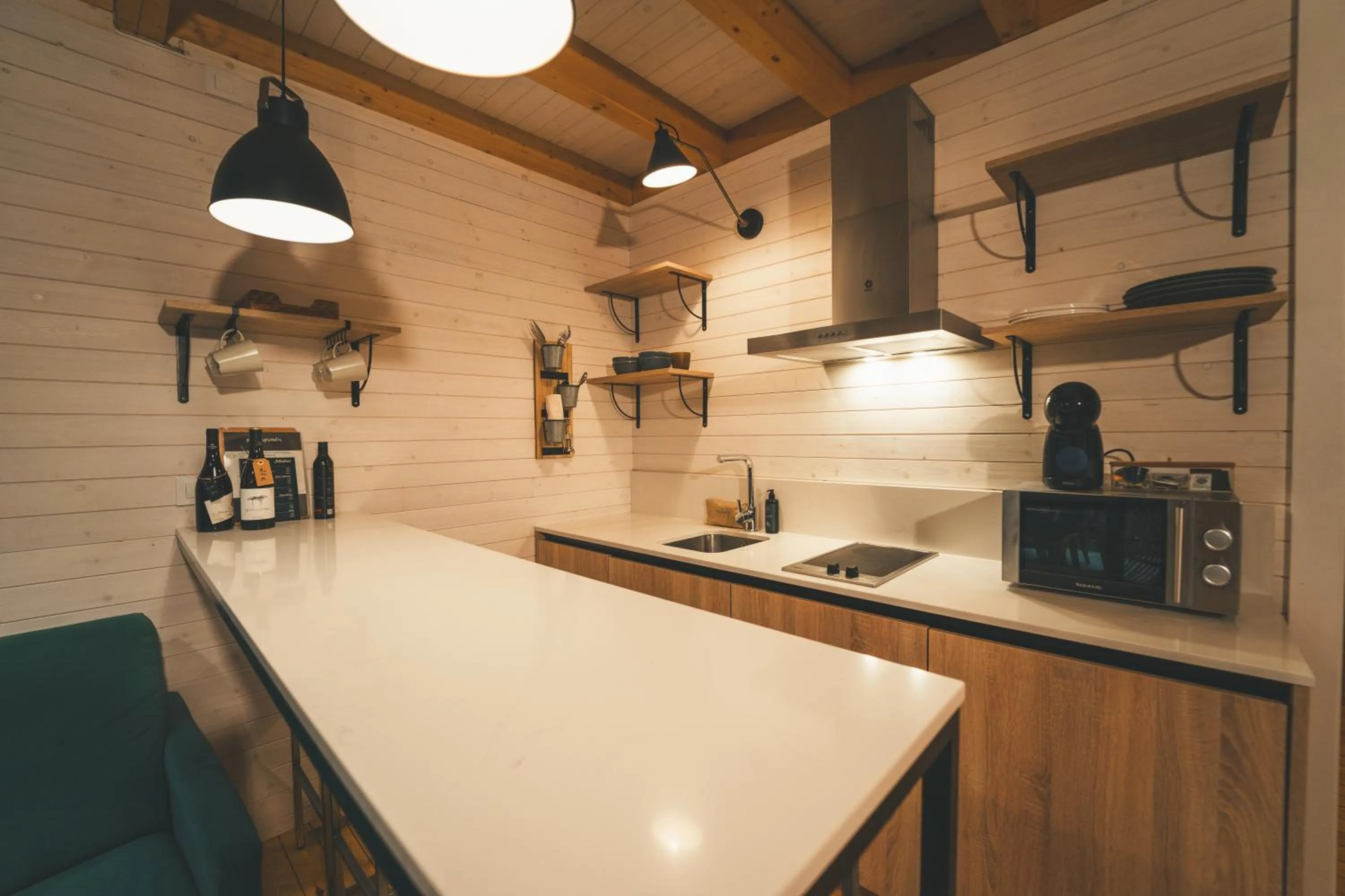 Kitchen or kitchenette in HolaCamp Camino
