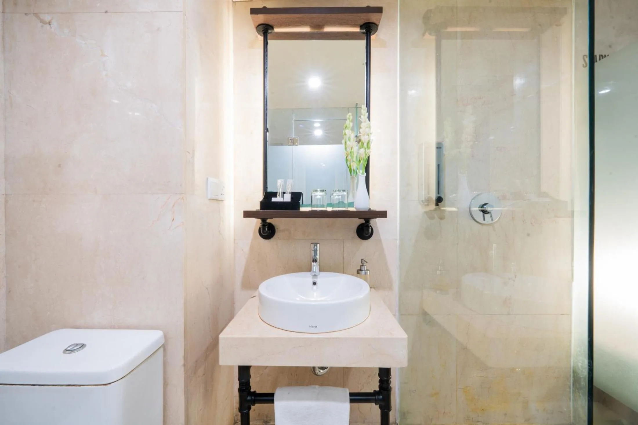 Toilet in Stark Boutique Hotel and Spa