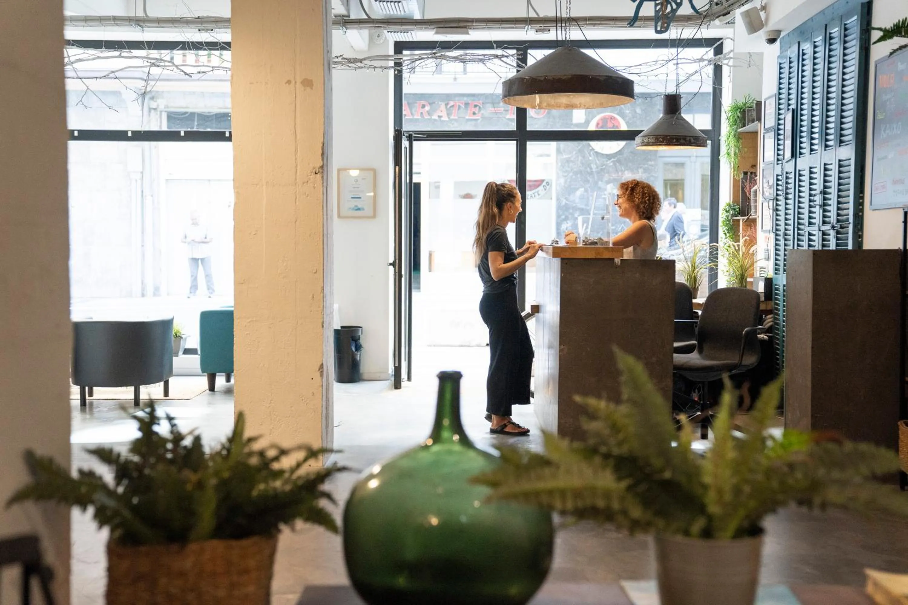 Lobby or reception in Koba Hostel