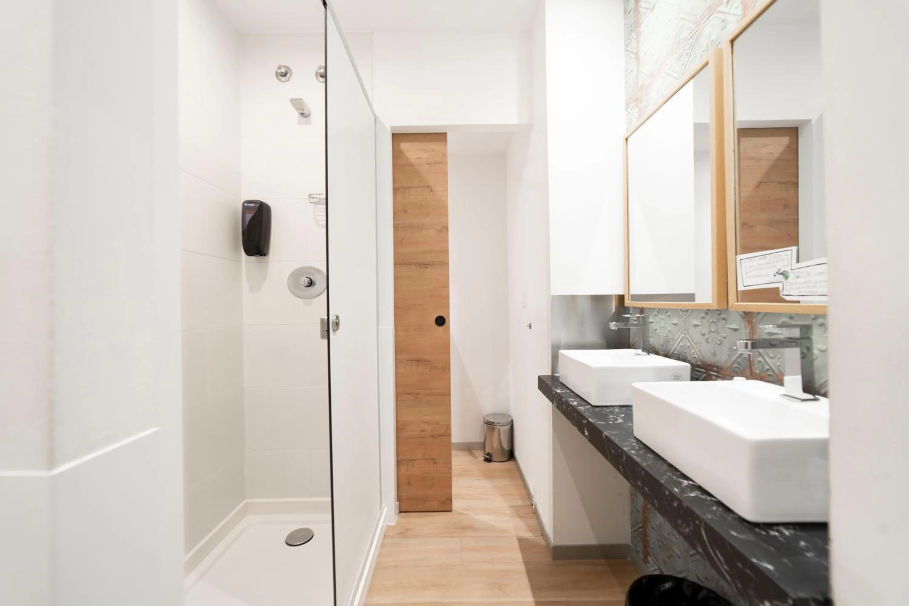 Shower in Koba Hostel