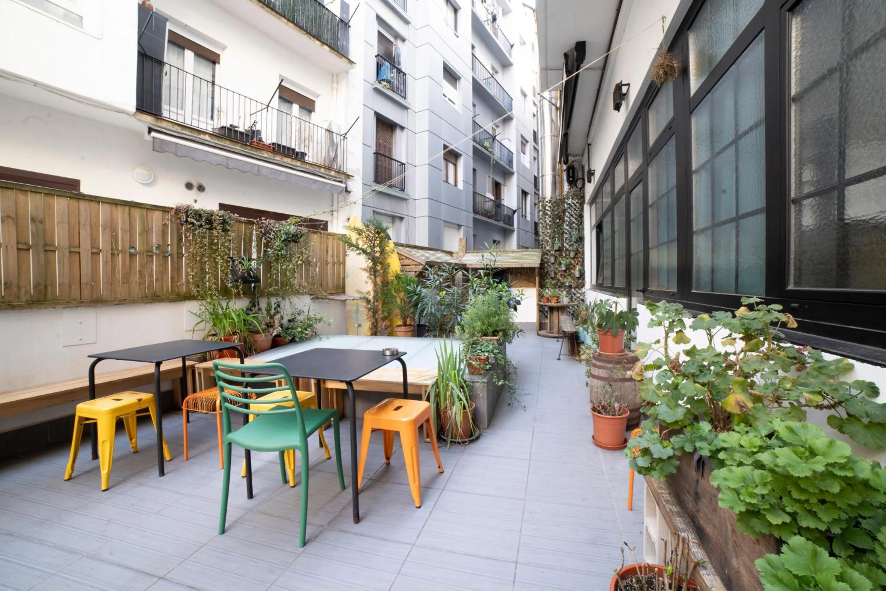 Balcony/Terrace in Koba Hostel