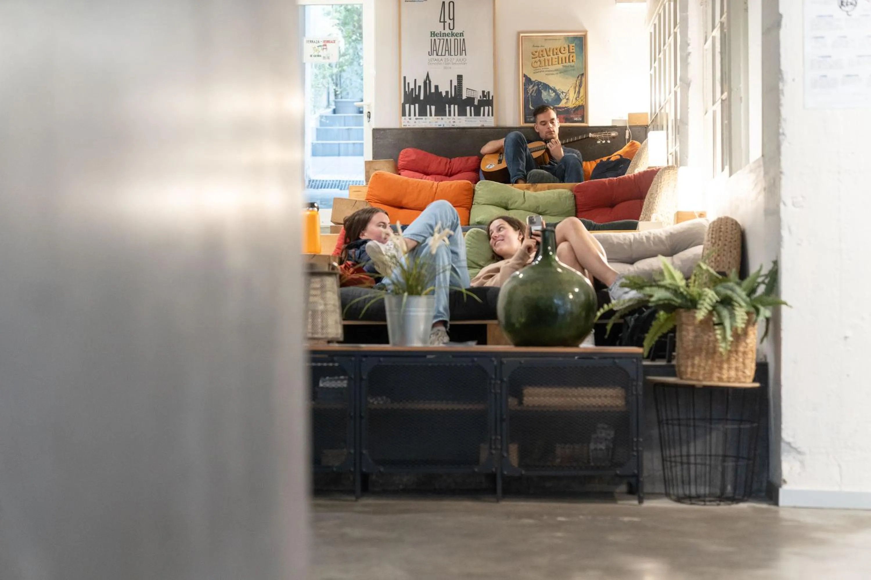 Living room in Koba Hostel