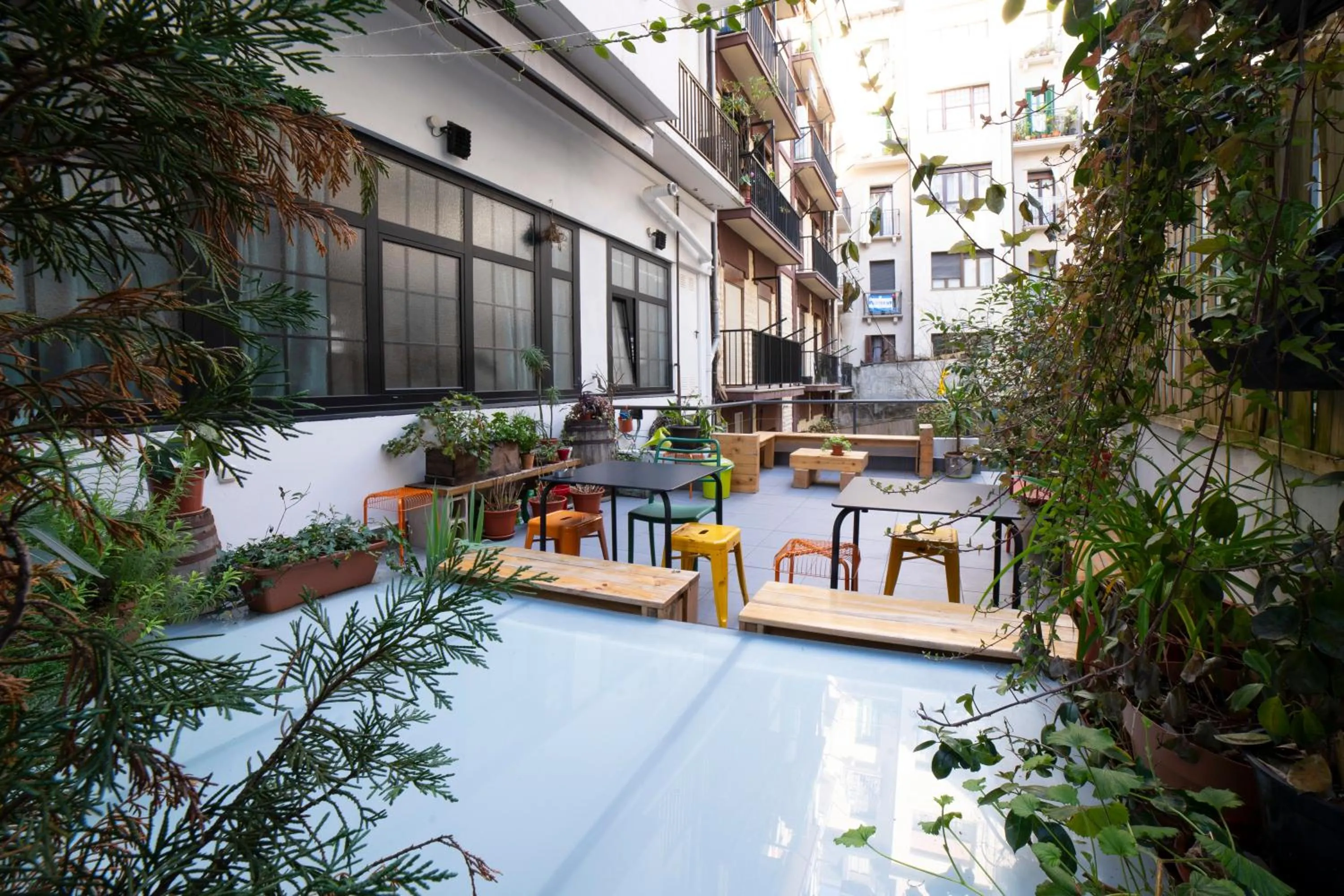 Balcony/Terrace in Koba Hostel