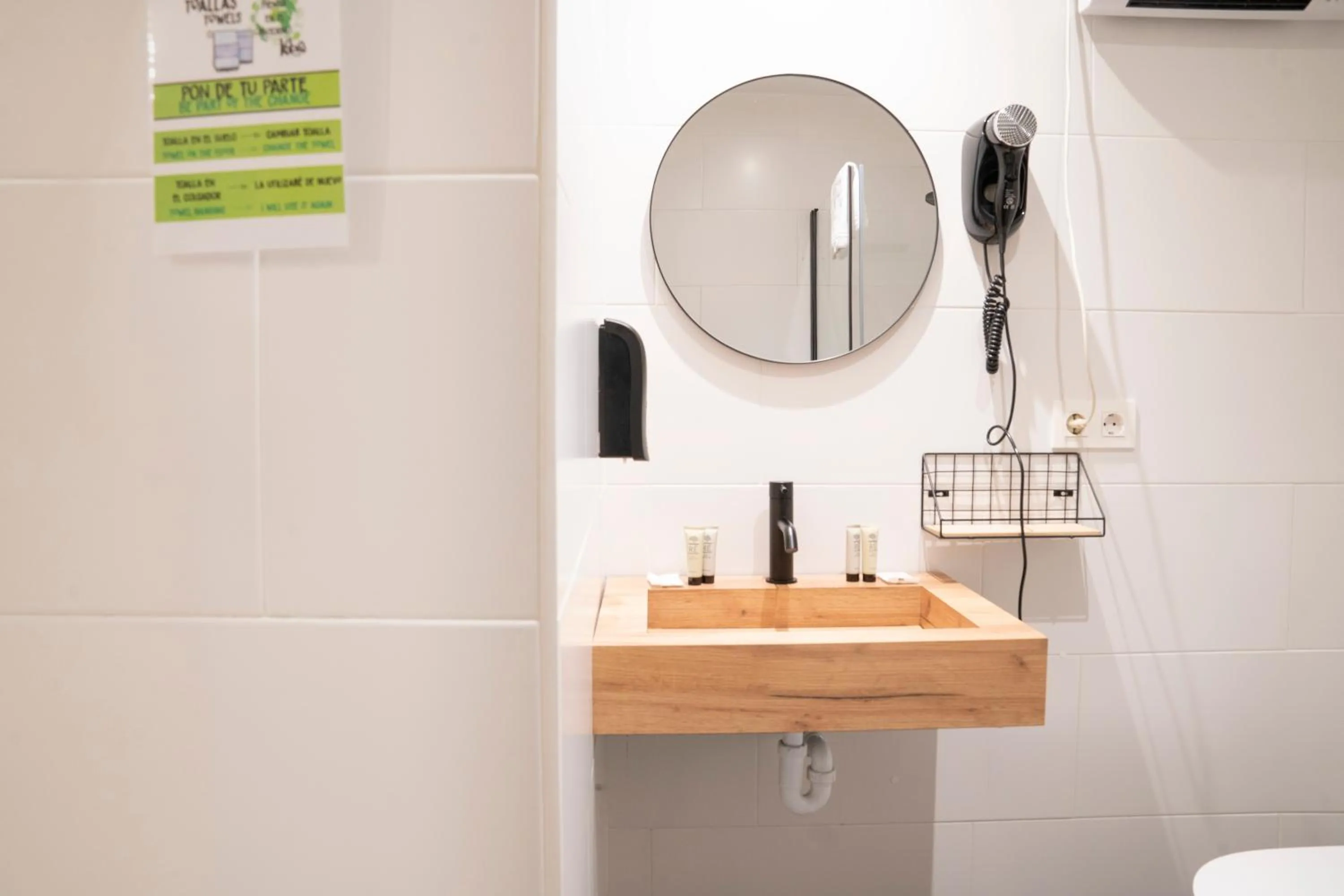 Shower in Koba Hostel