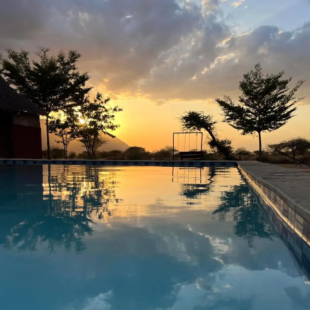 Natural landscape in Lake Jipe Eco Lodge
