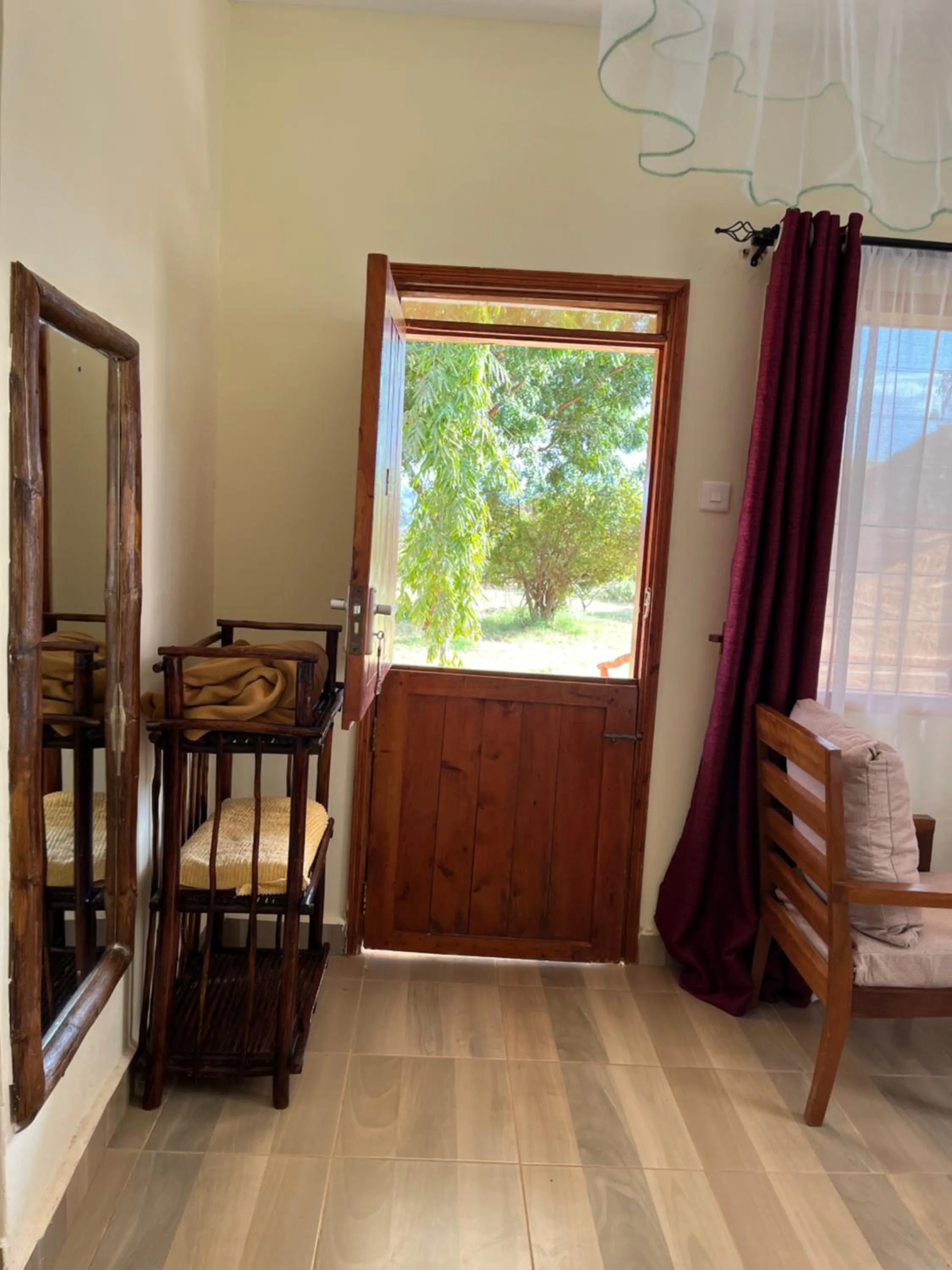 Garden view in Lake Jipe Eco Lodge