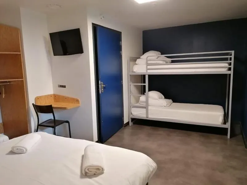 Bed in Eklo Hotels Lille