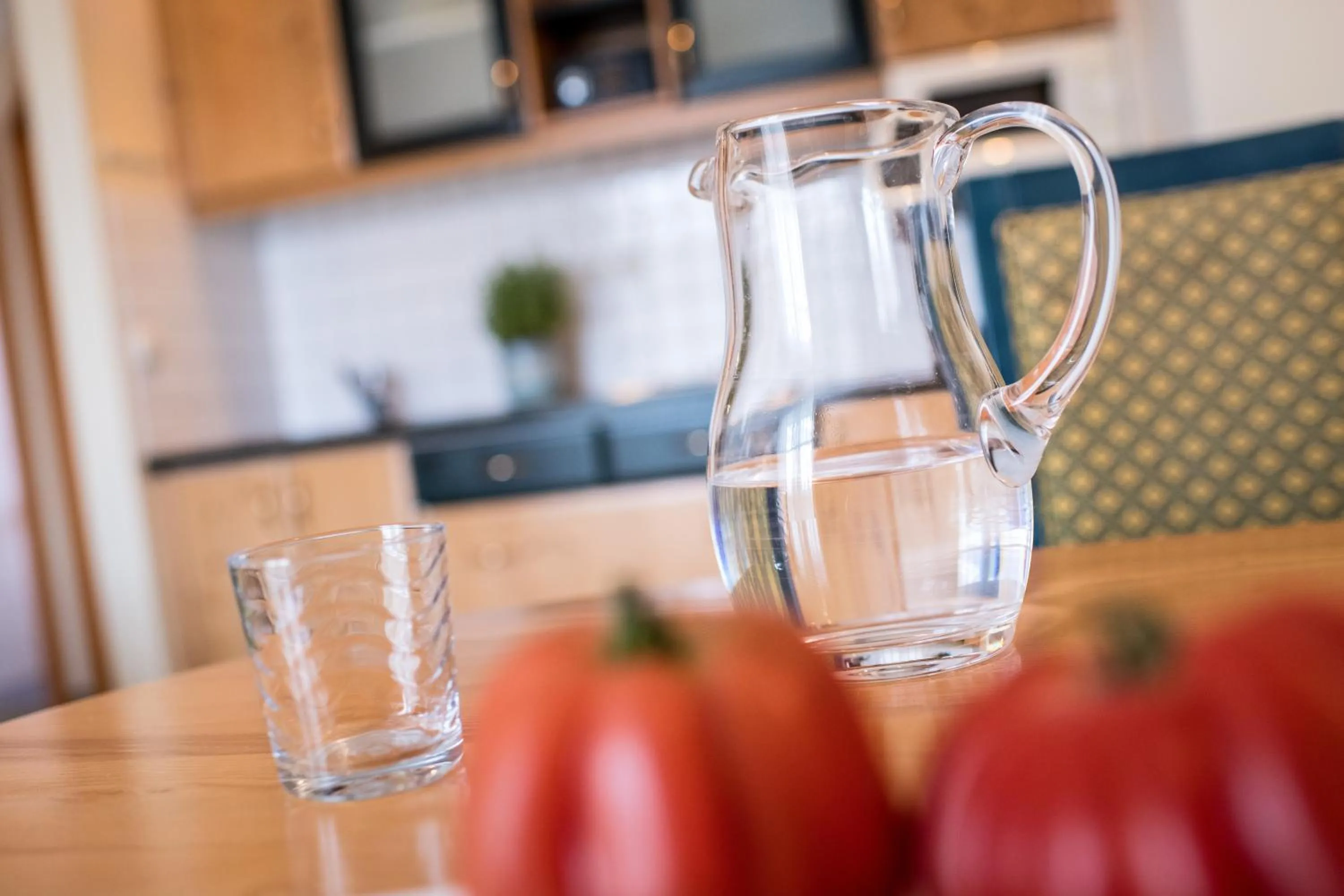 Kitchen or kitchenette in Die WUNDER s Ferienpension