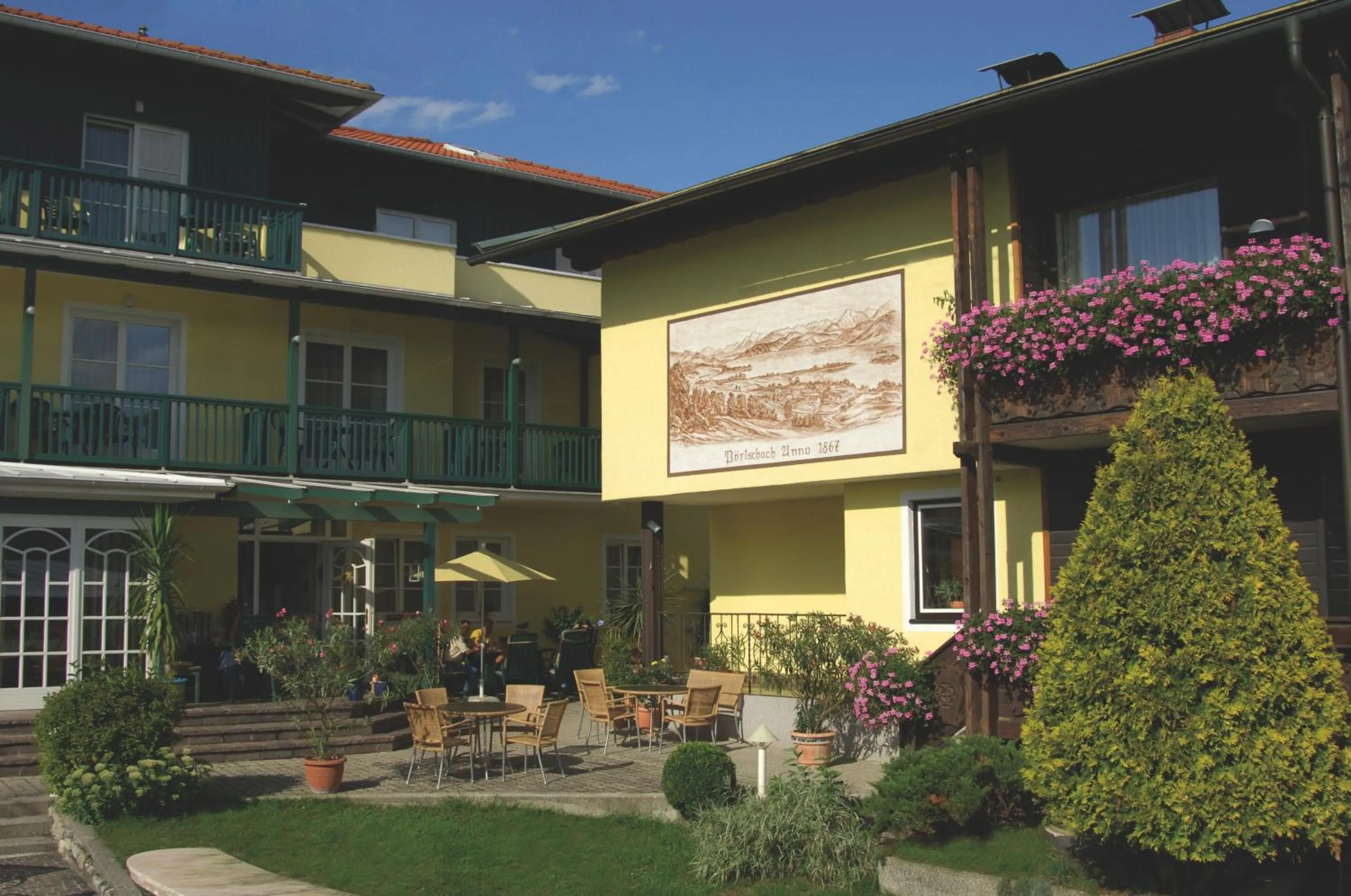 Balcony/Terrace in Die WUNDER s Ferienpension