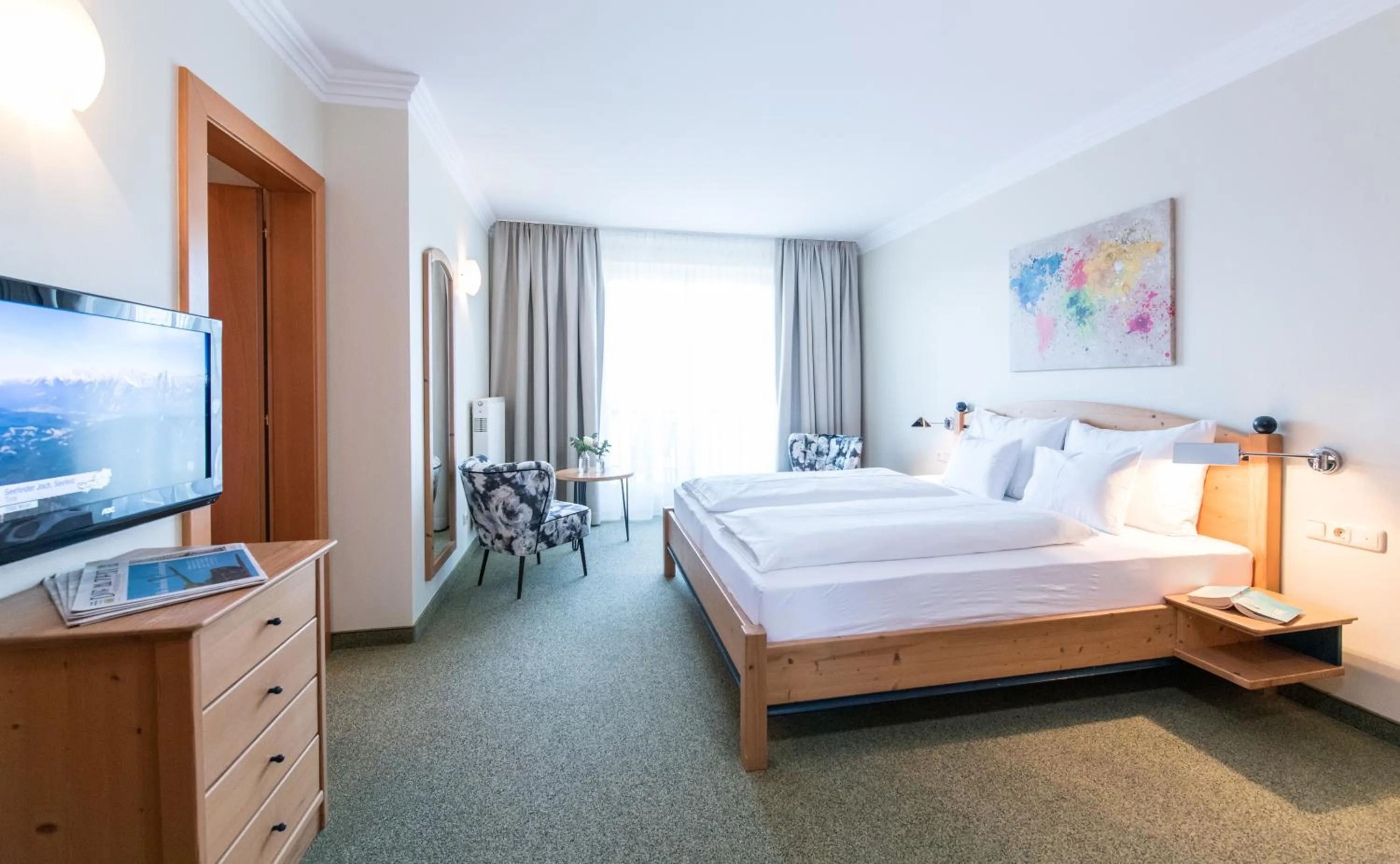 Balcony/Terrace, Bed in Die WUNDER s Ferienpension