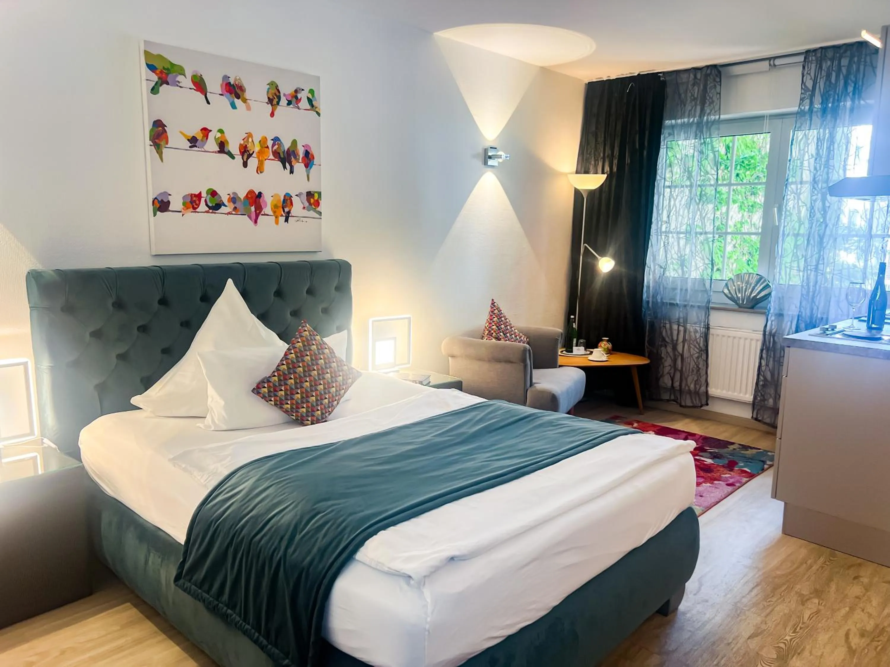 Bed in Hotel Service Apartments am Prinzenplatz - Superior