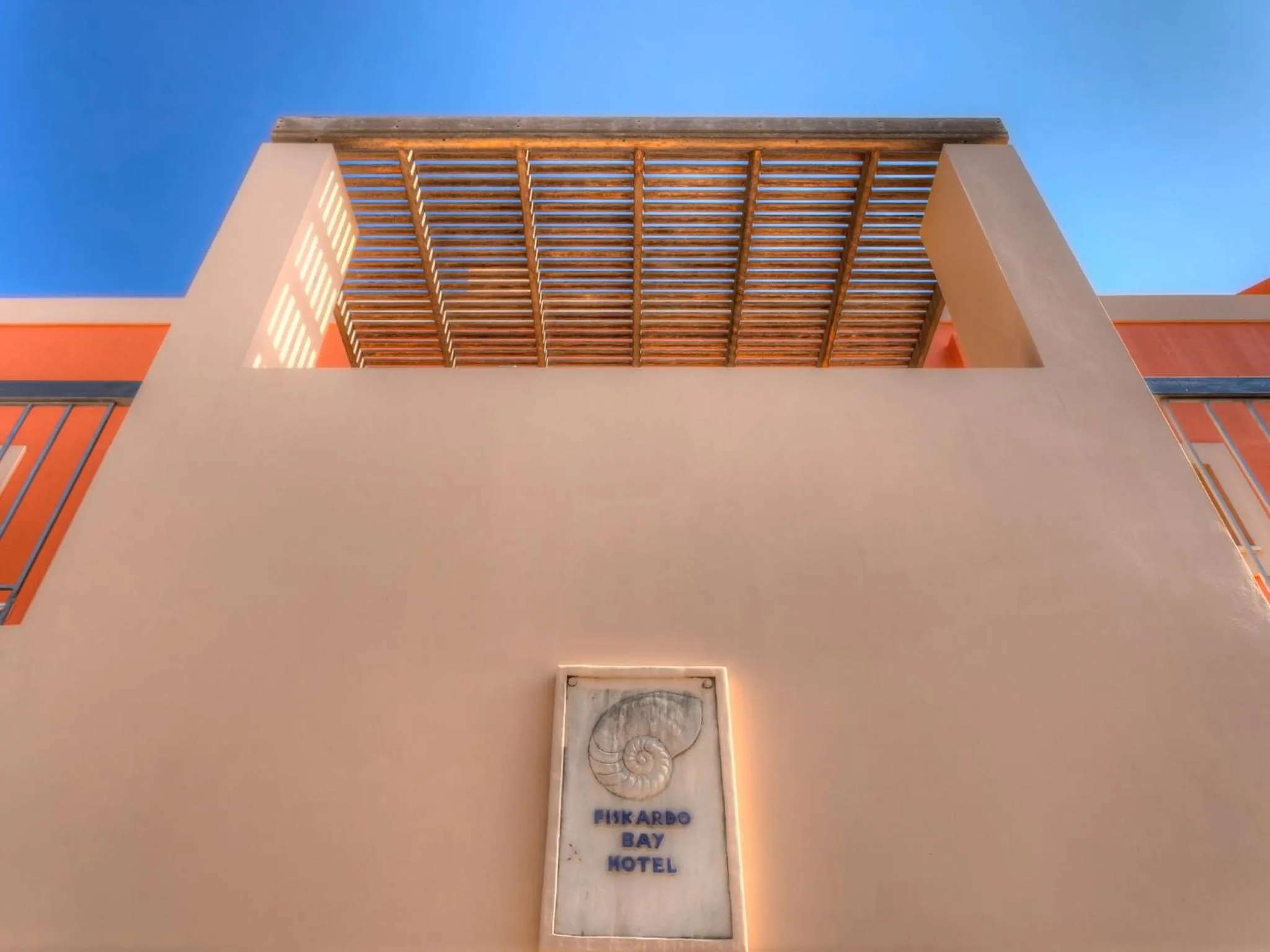 Property building in Fiscardo Bay Hotel