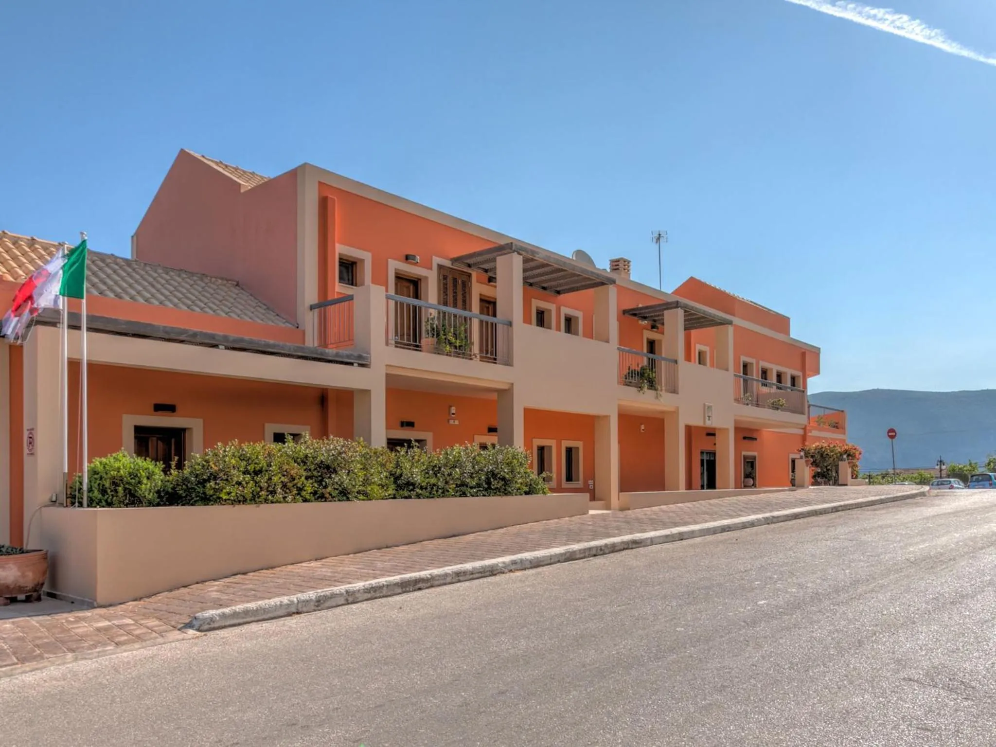 Property building in Fiscardo Bay Hotel