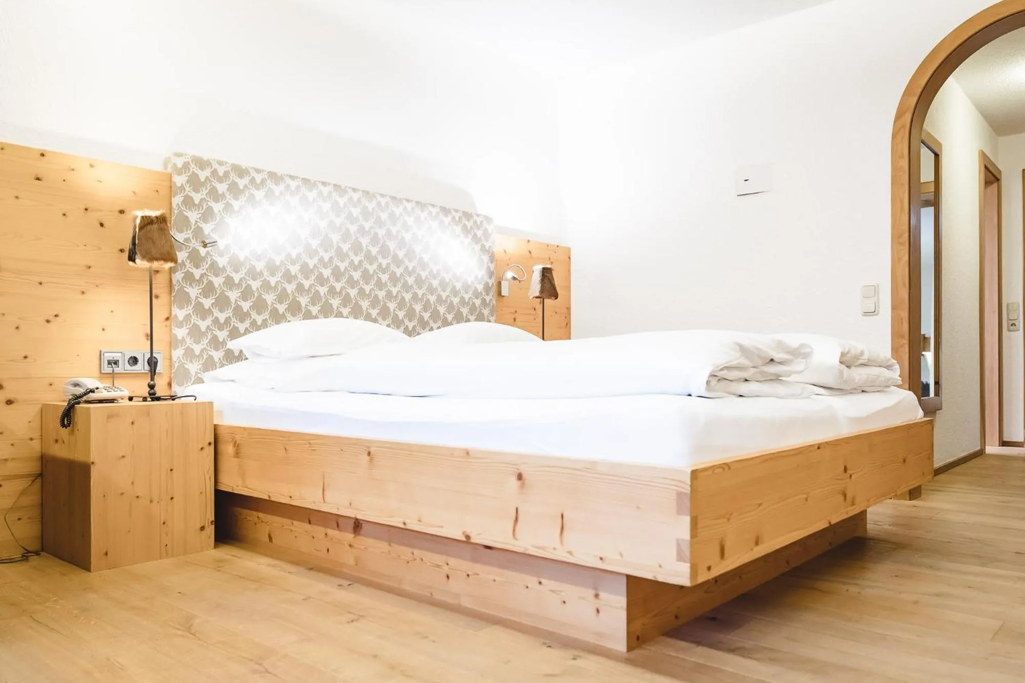 Photo of the whole room, Bed in Aktiv & Spa Hotel Alpenrose