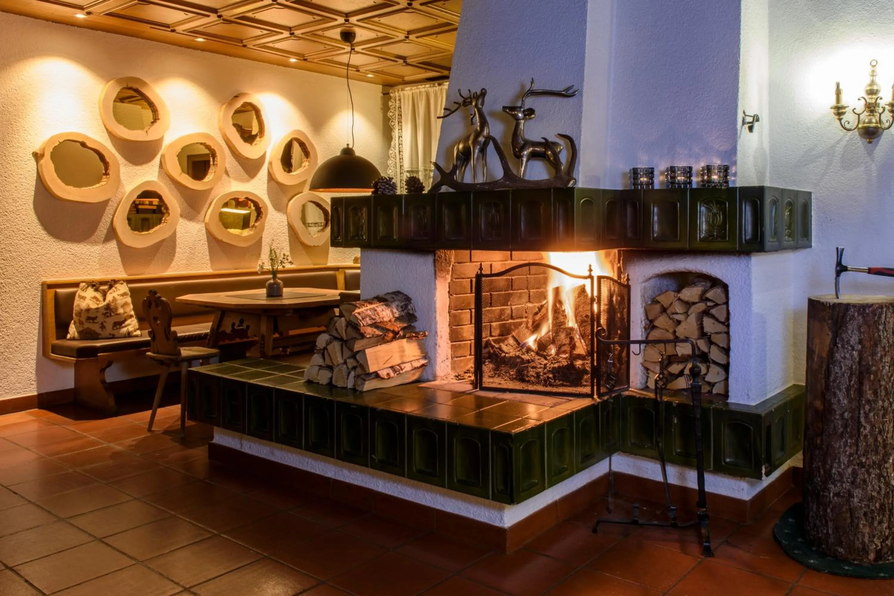 Lobby or reception in Aktiv & Spa Hotel Alpenrose