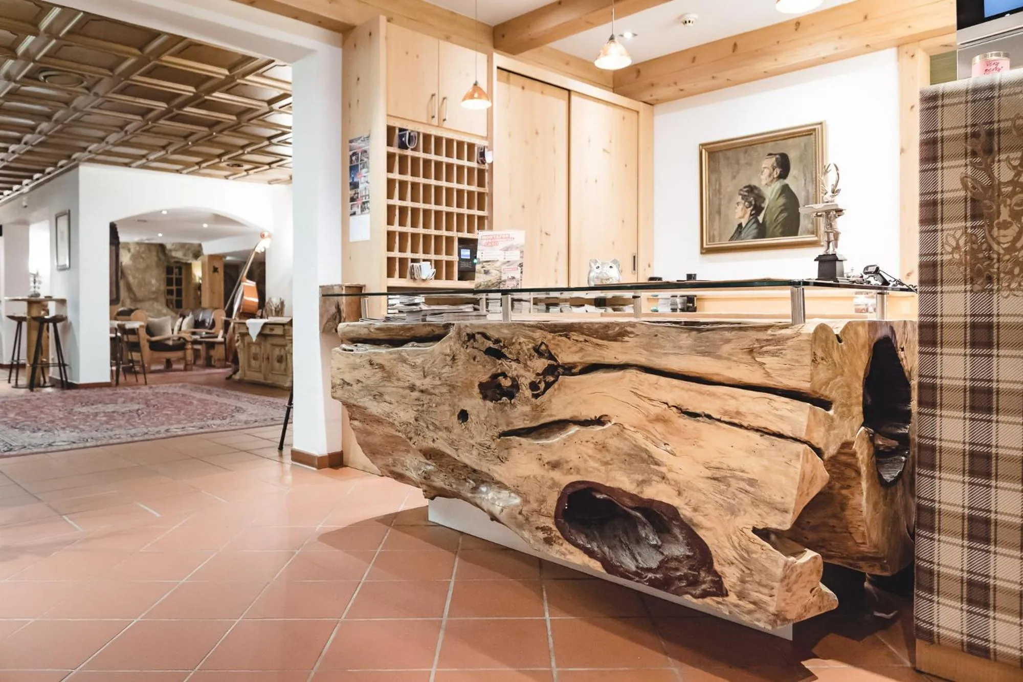 Lobby or reception in Aktiv & Spa Hotel Alpenrose