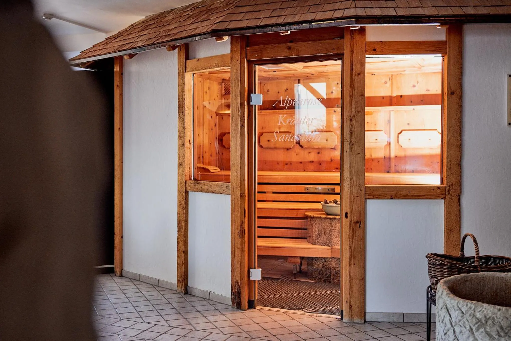 Sauna in Aktiv & Spa Hotel Alpenrose