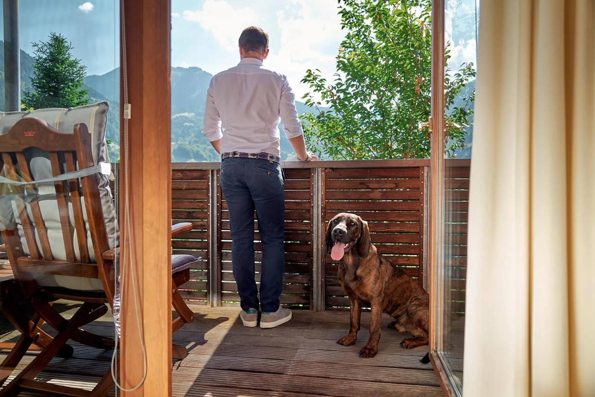 Balcony/Terrace in Aktiv & Spa Hotel Alpenrose