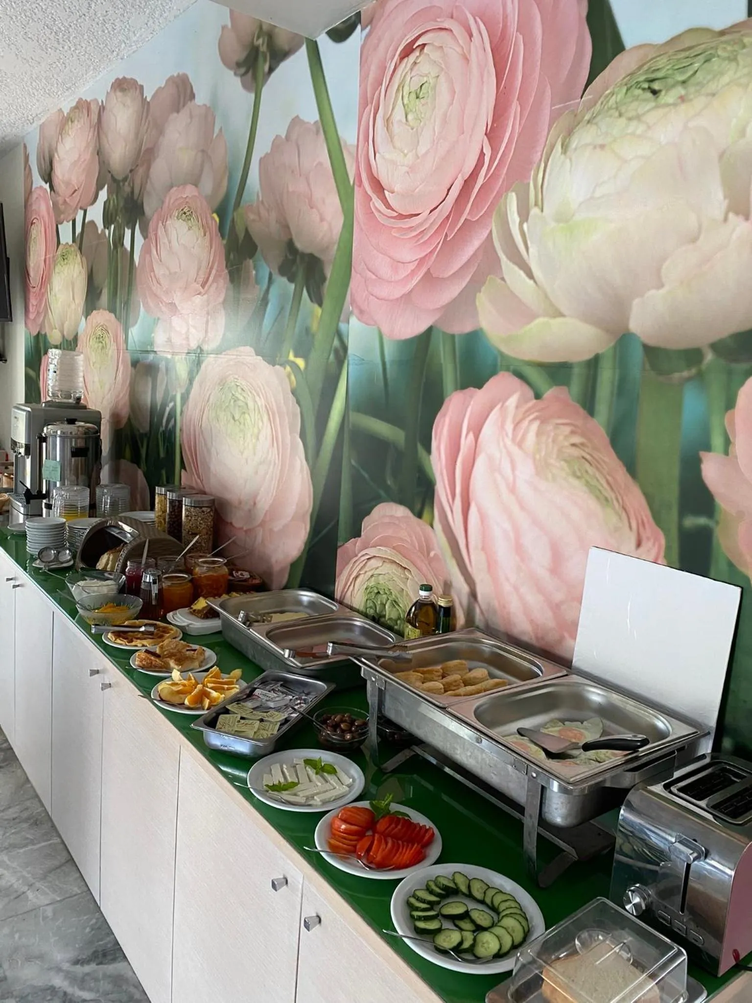 Buffet breakfast in Anatoli Beach Hotel