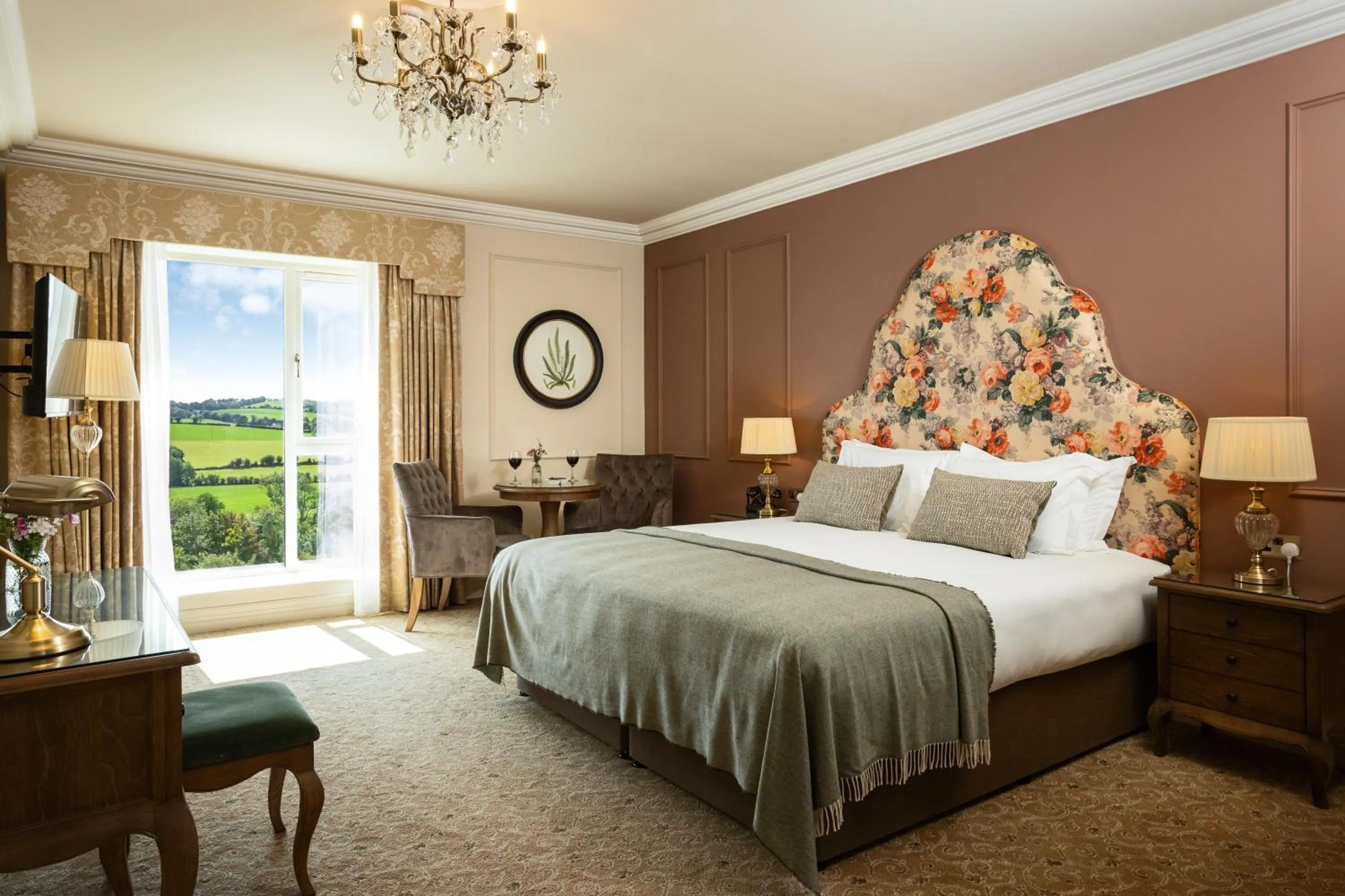 Bed in Fernhill House Hotel & Gardens