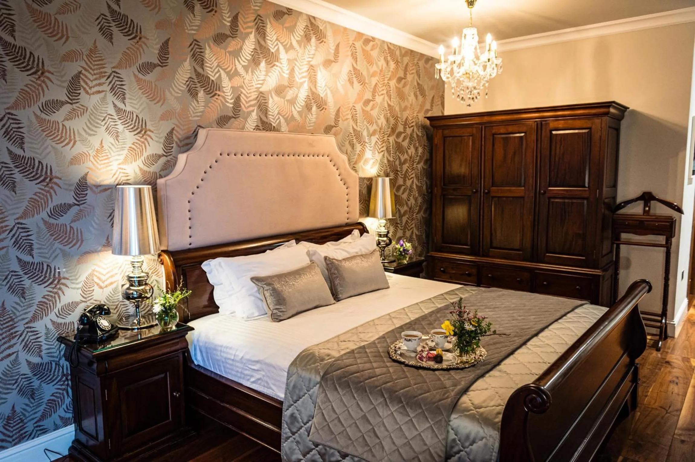 Bed in Fernhill House Hotel & Gardens