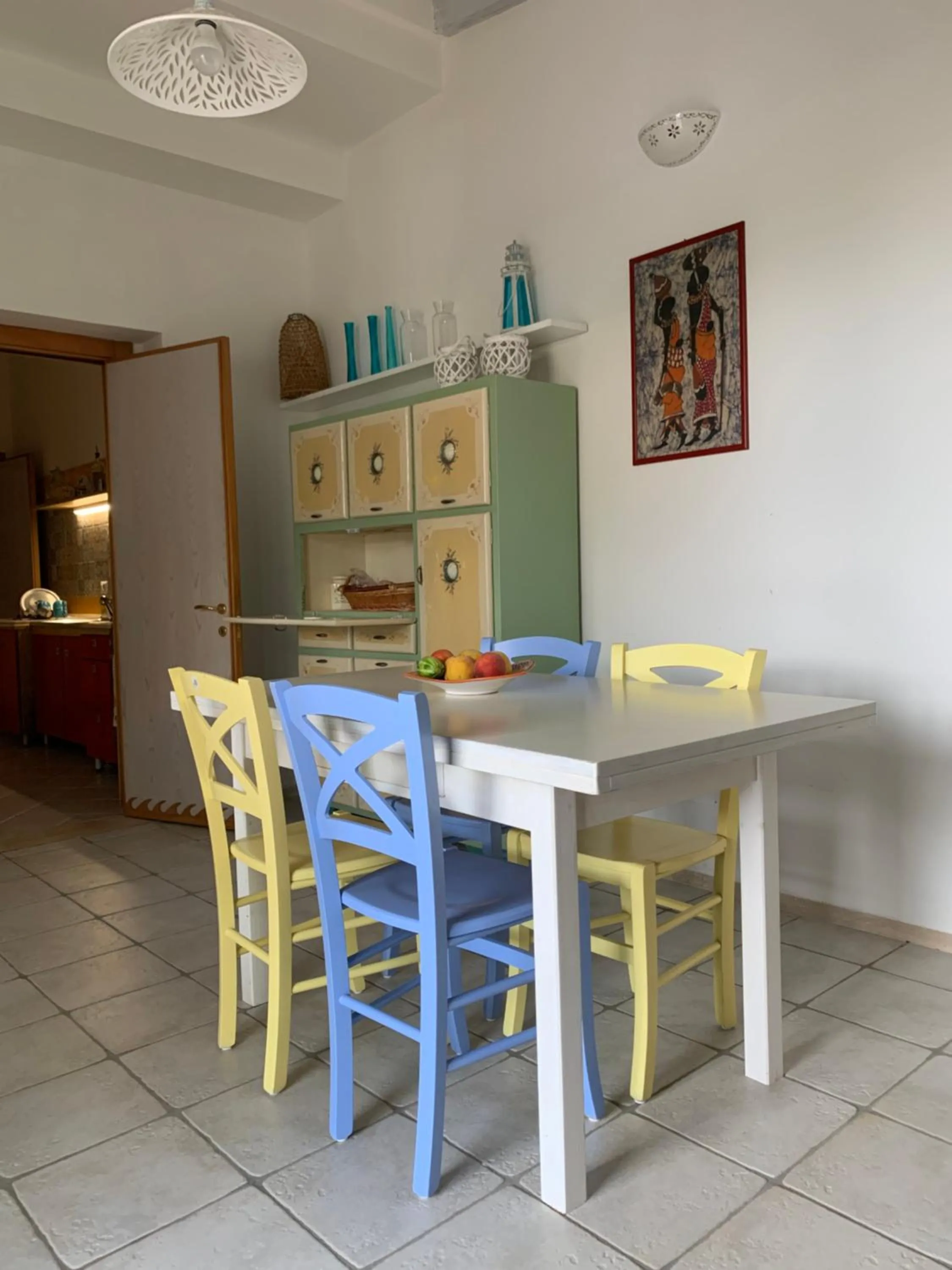 Dining area in Mansarda sul Mare