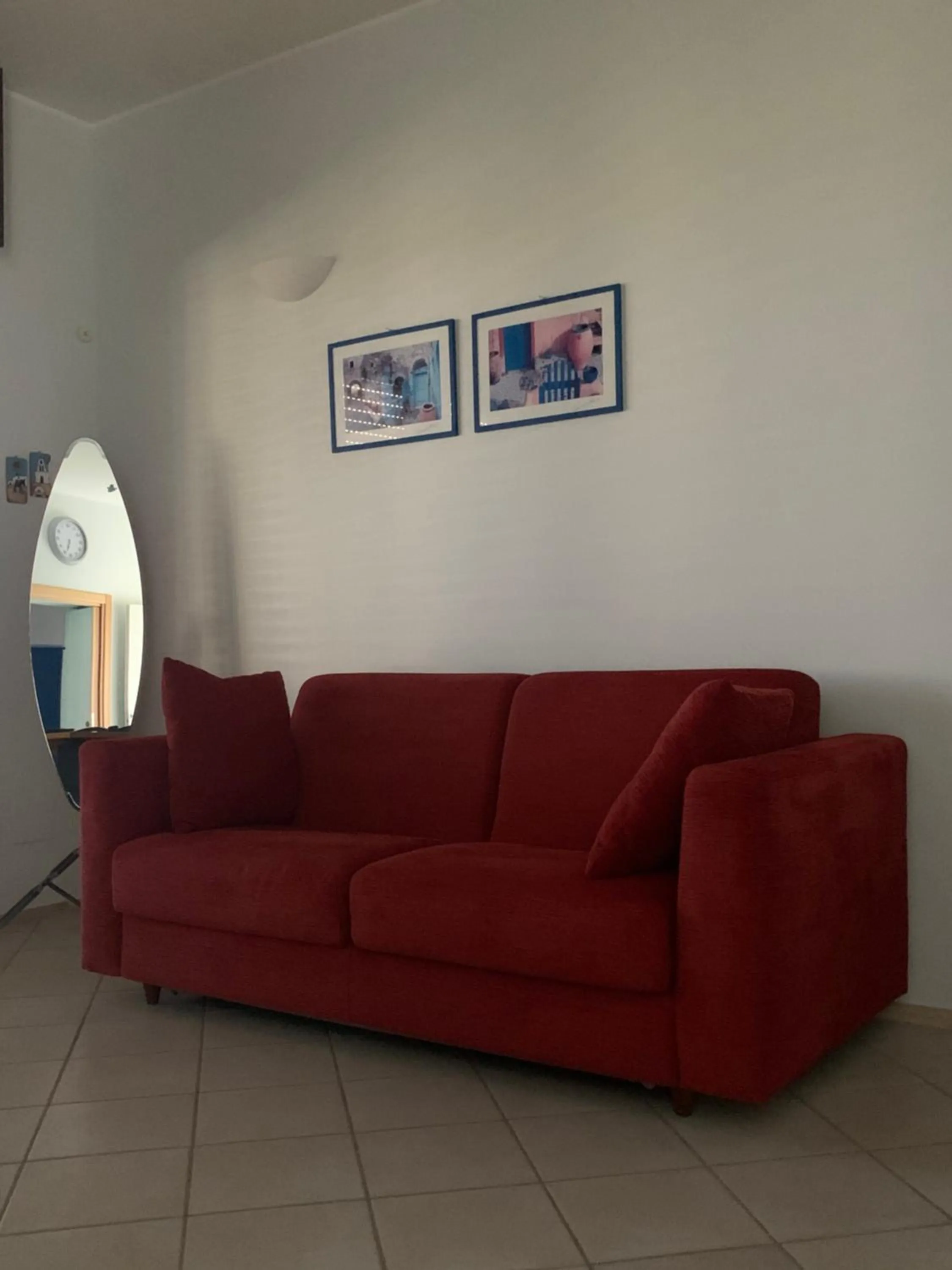 Living room in Mansarda sul Mare