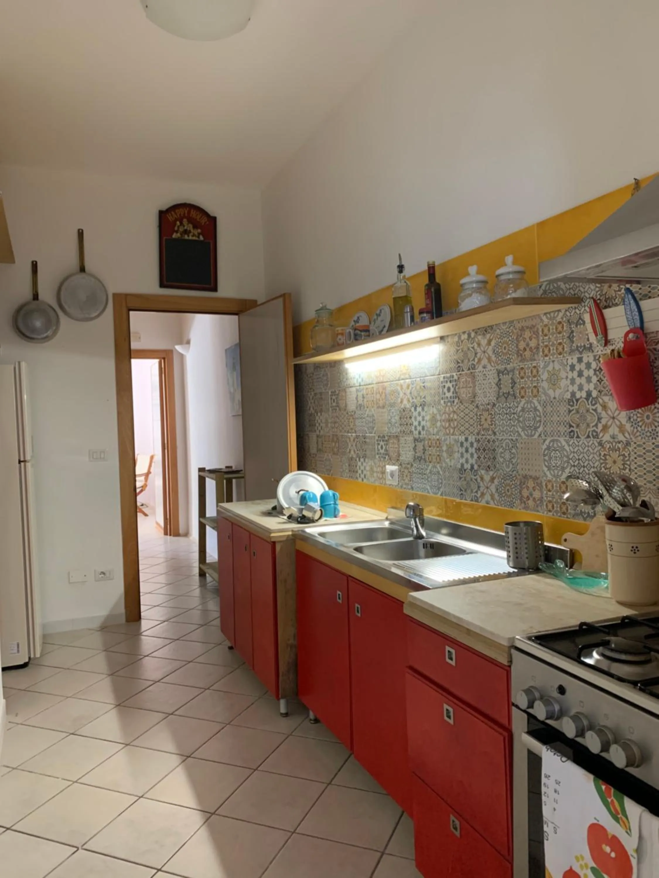 Kitchen or kitchenette in Mansarda sul Mare