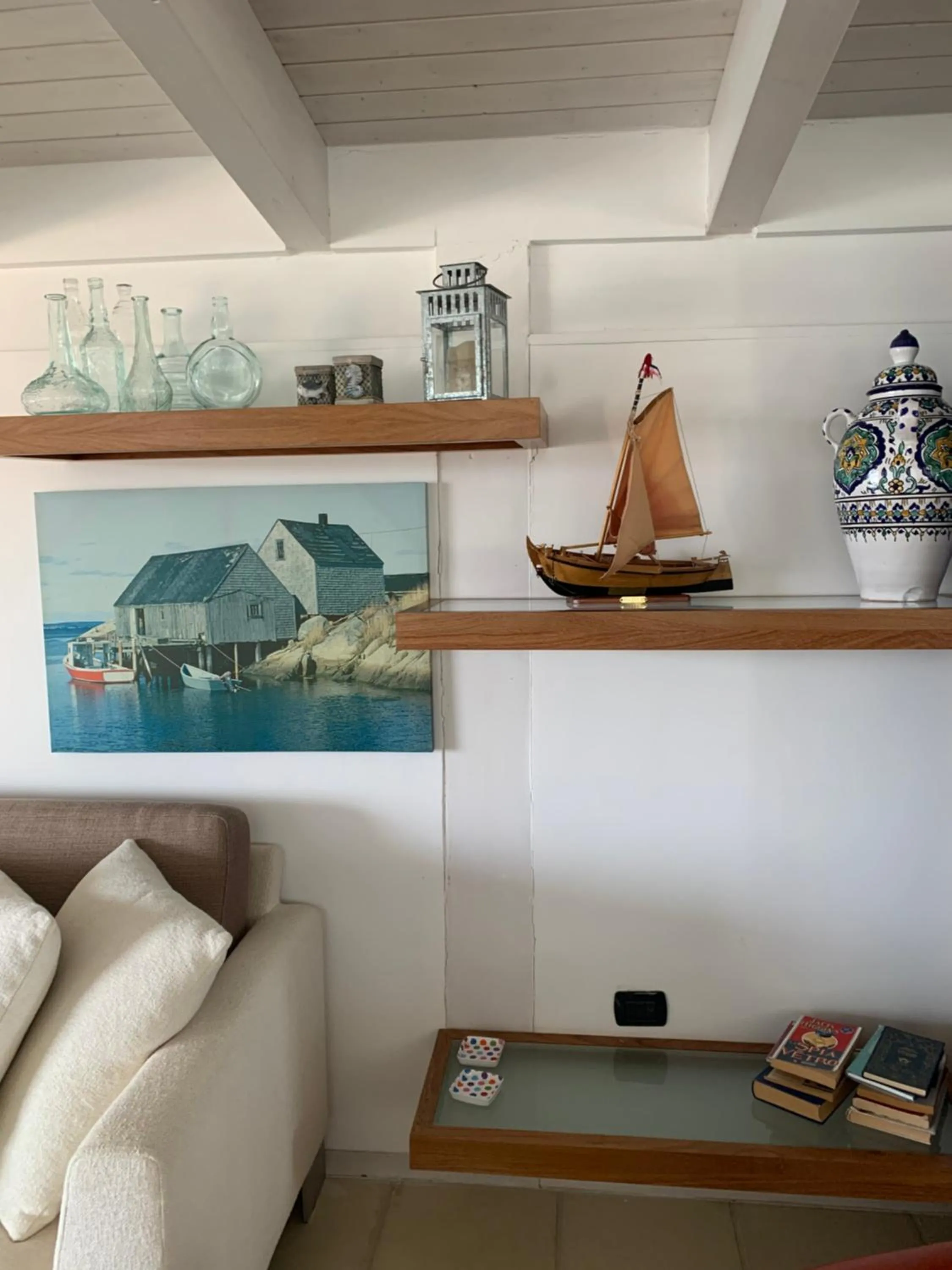 Living room in Mansarda sul Mare