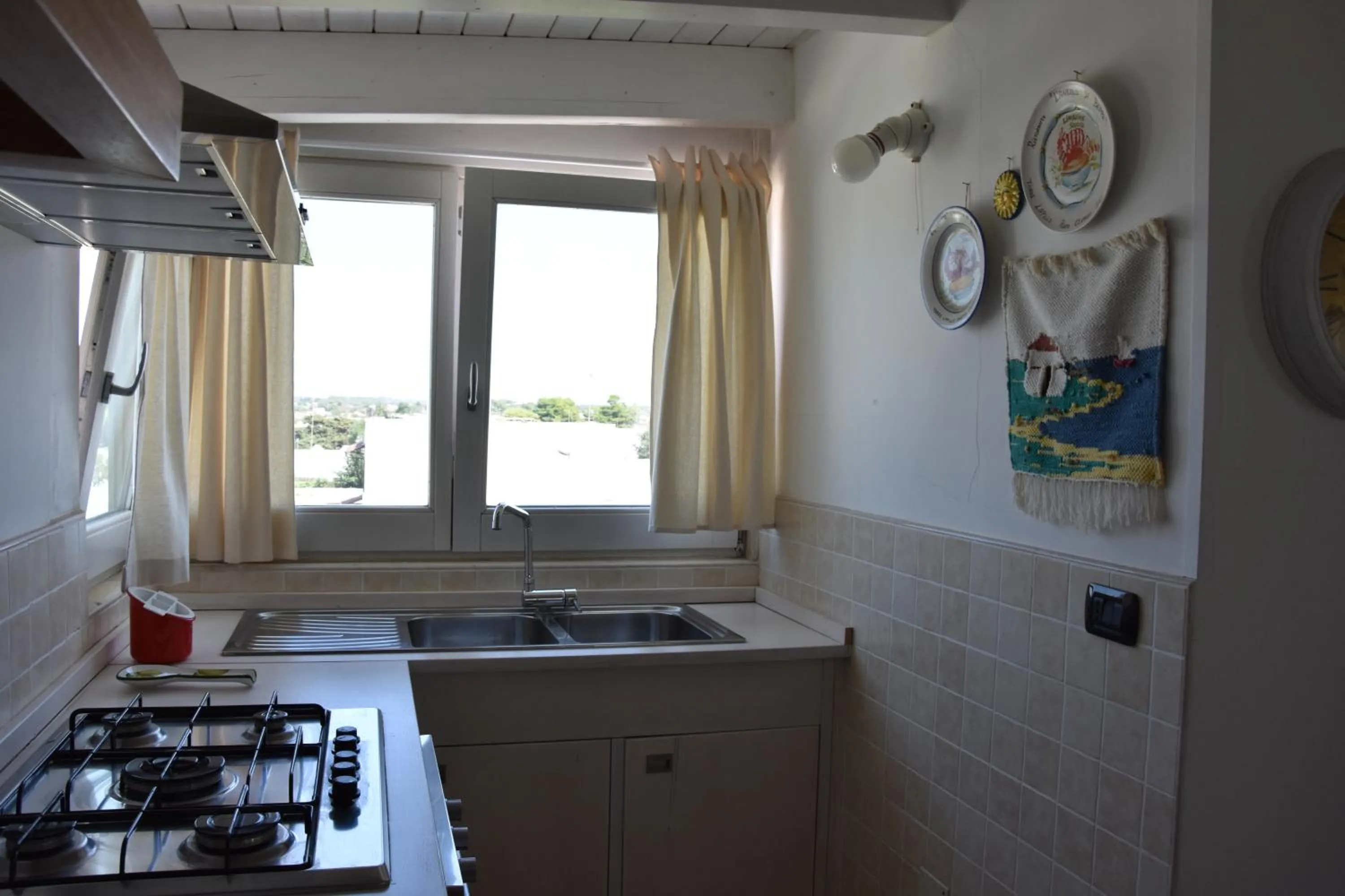Kitchen or kitchenette in Mansarda sul Mare