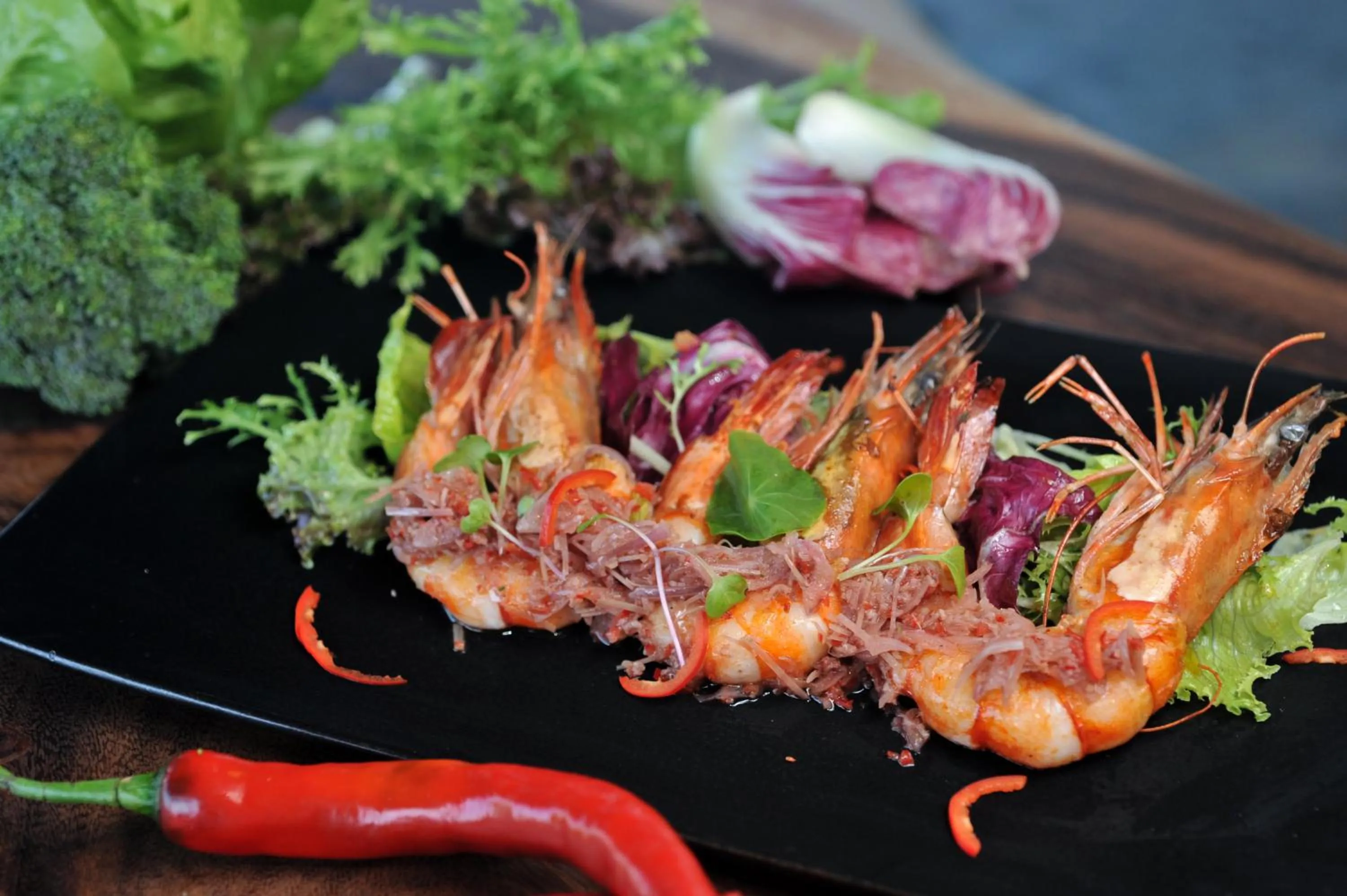 Food in Komaneka at Keramas Beach