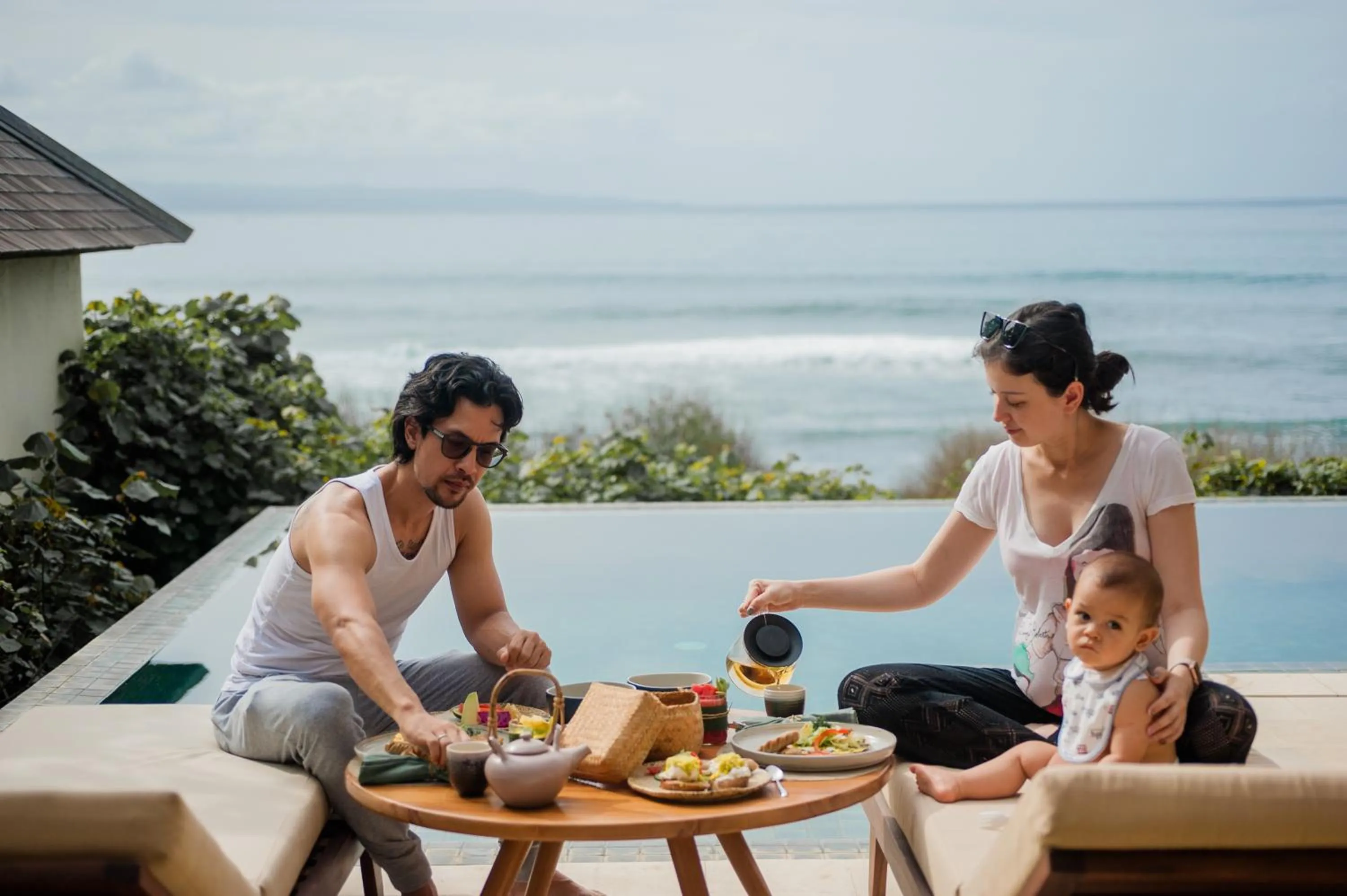 Pool view in Komaneka at Keramas Beach