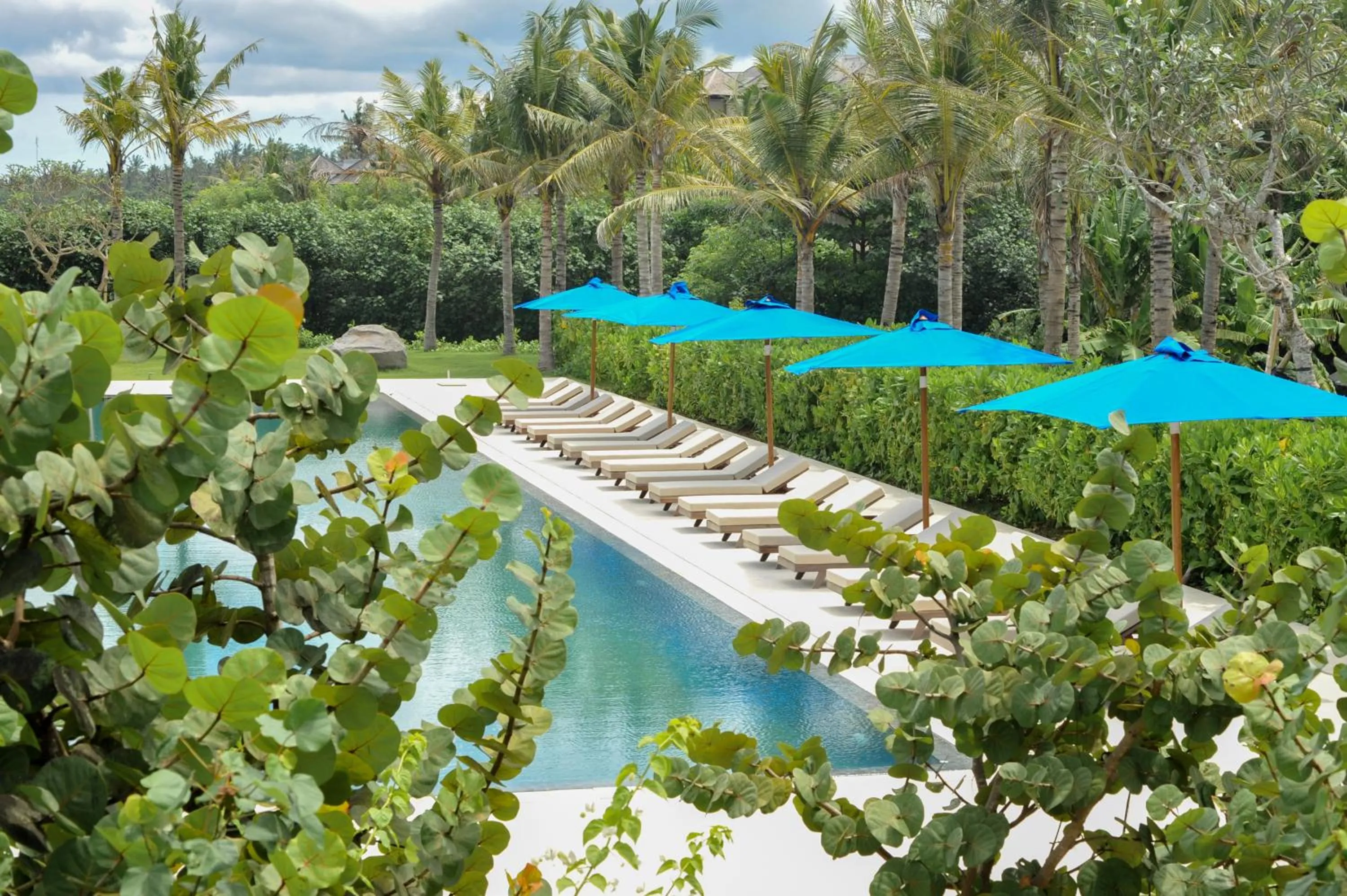Pool view in Komaneka at Keramas Beach