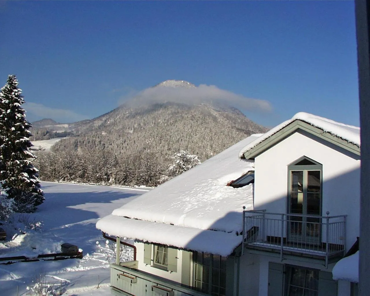 Winter in Ferienwohnung Brünnsteinblick Kranzhorn