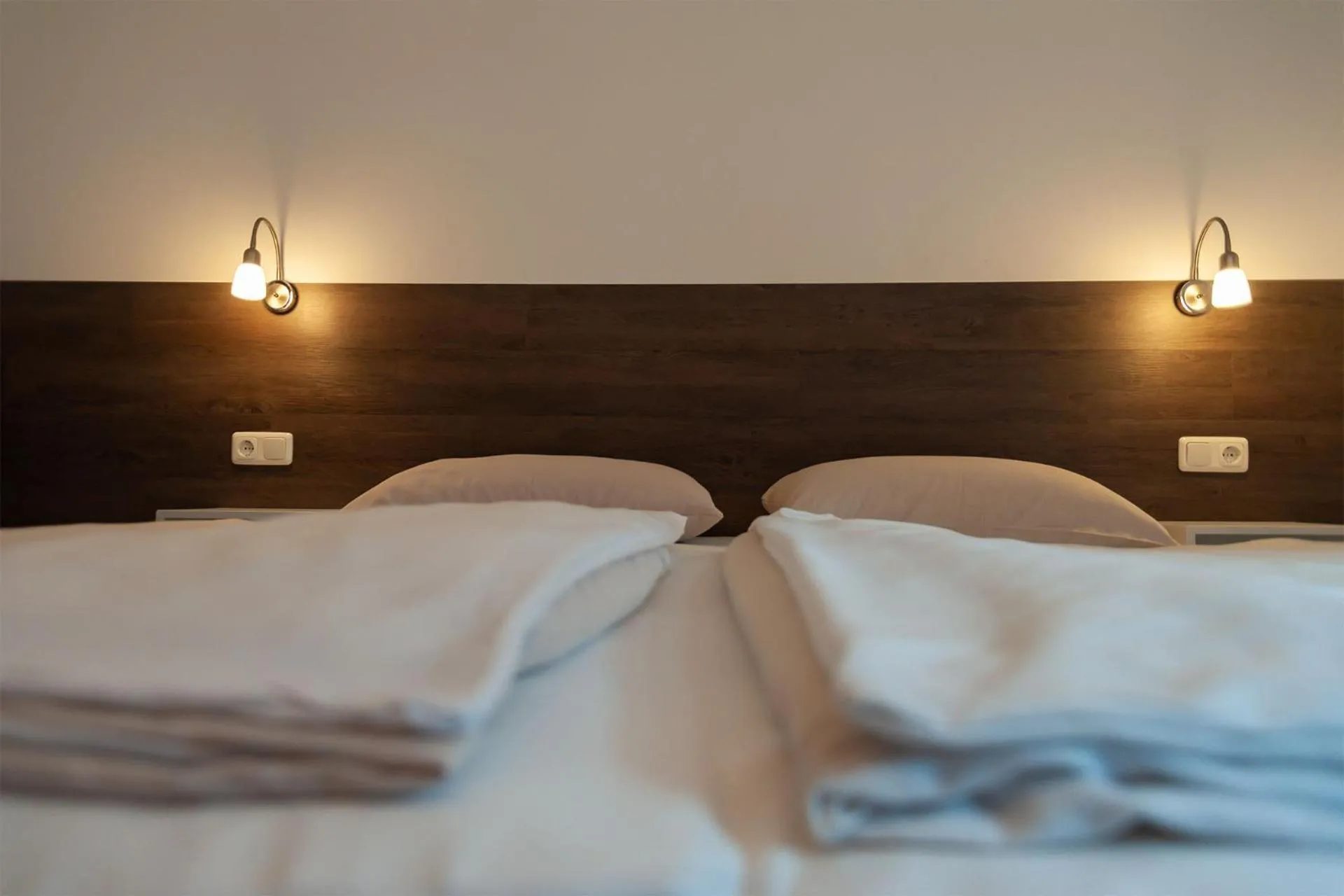 Bed in Hotel Weinert