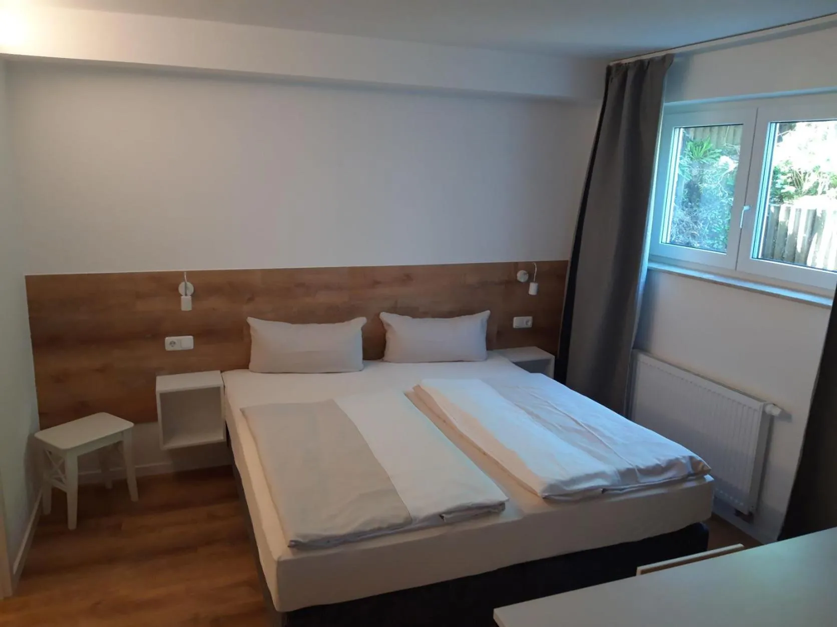 Bed in Hotel Weinert