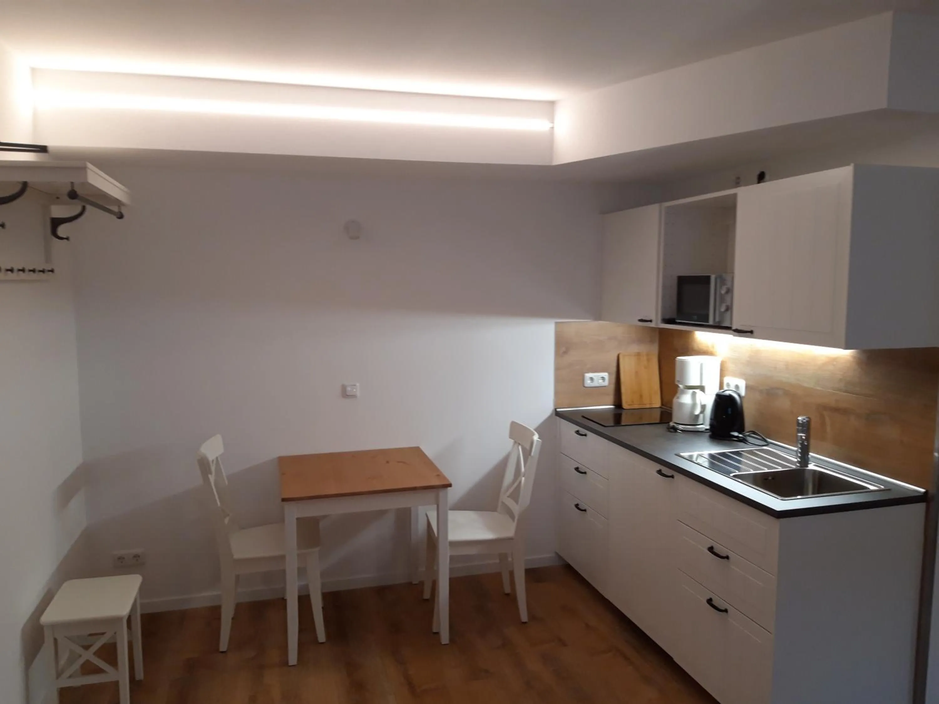 Kitchen or kitchenette in Hotel Weinert