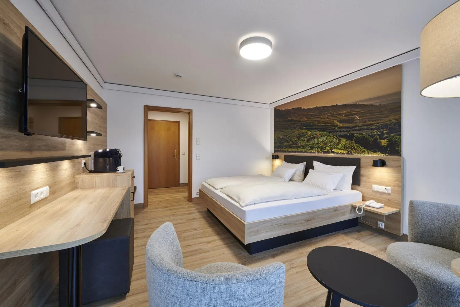 Photo of the whole room, Bed in Kreuz-Post Hotel-Restaurant-SPA