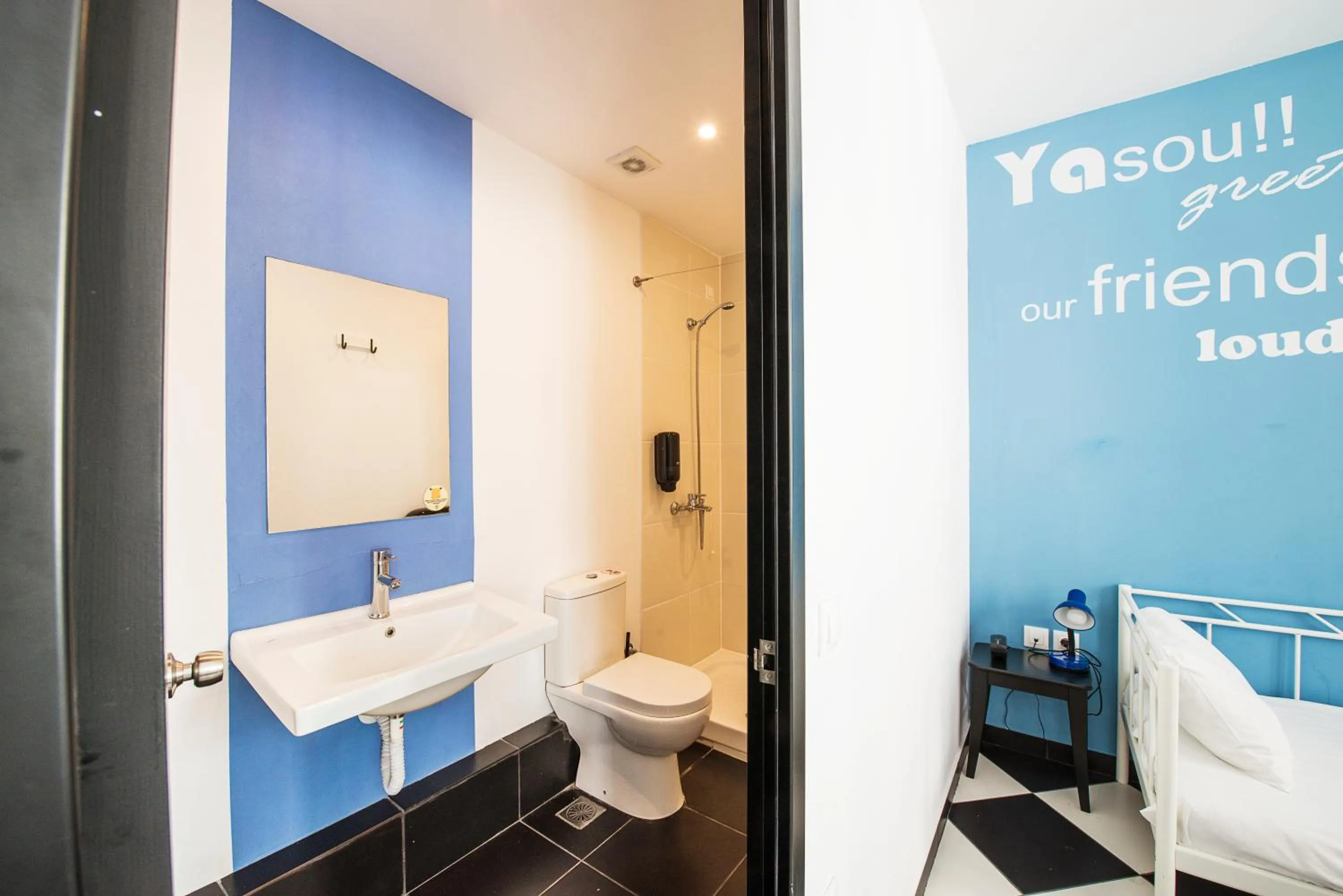 Bathroom in Safestay Athens Monastiraki