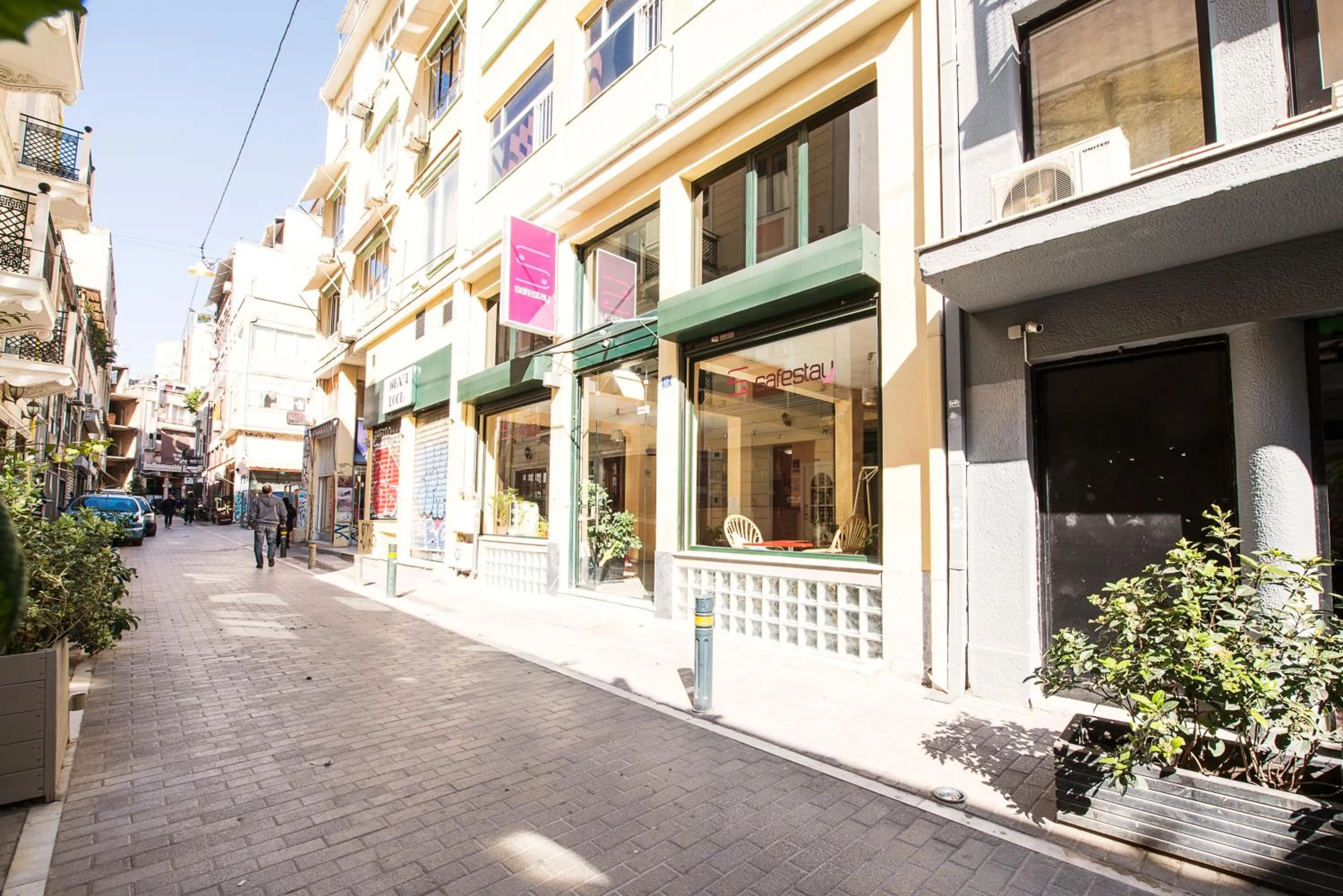 Property building in Safestay Athens Monastiraki
