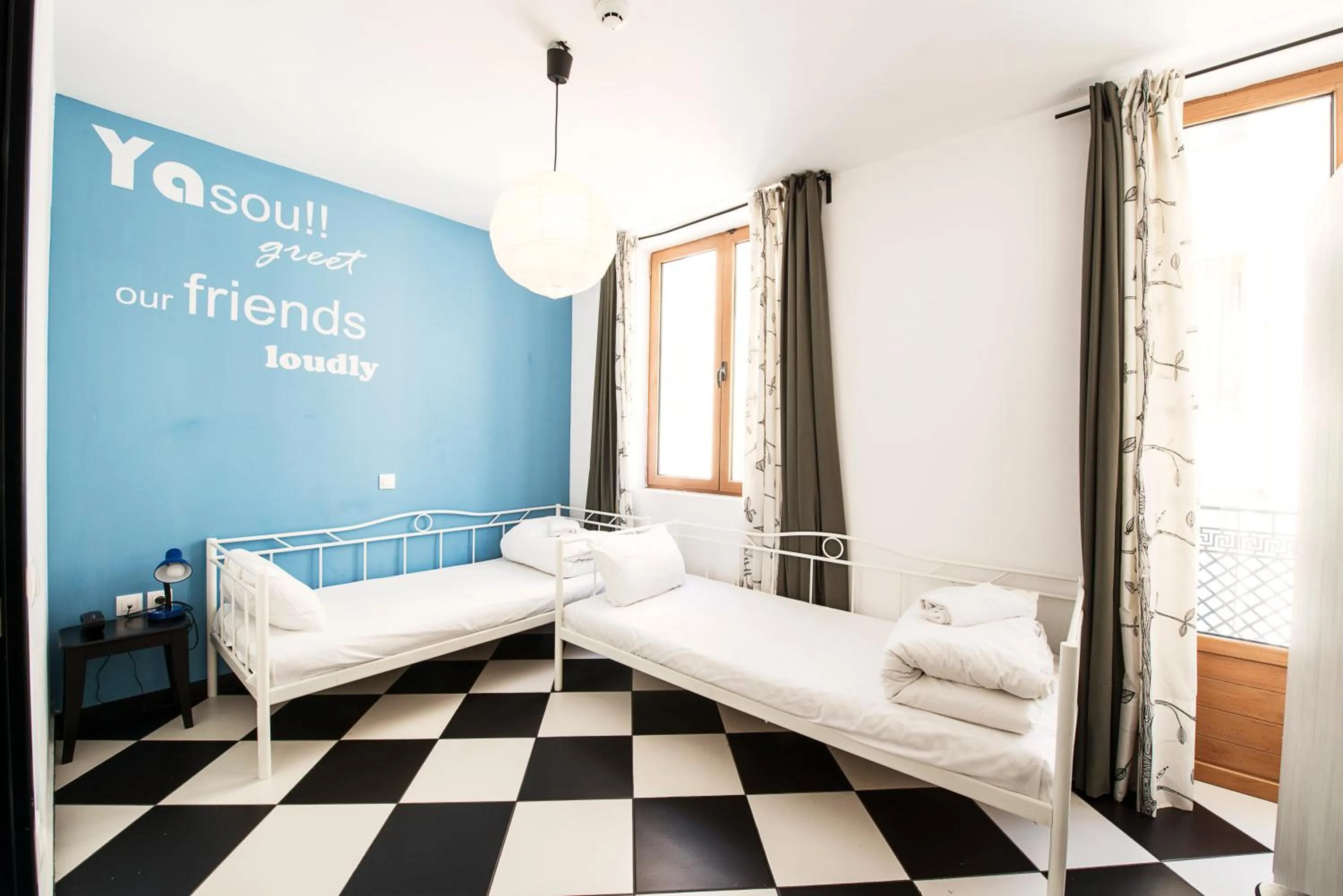 Bed in Safestay Athens Monastiraki