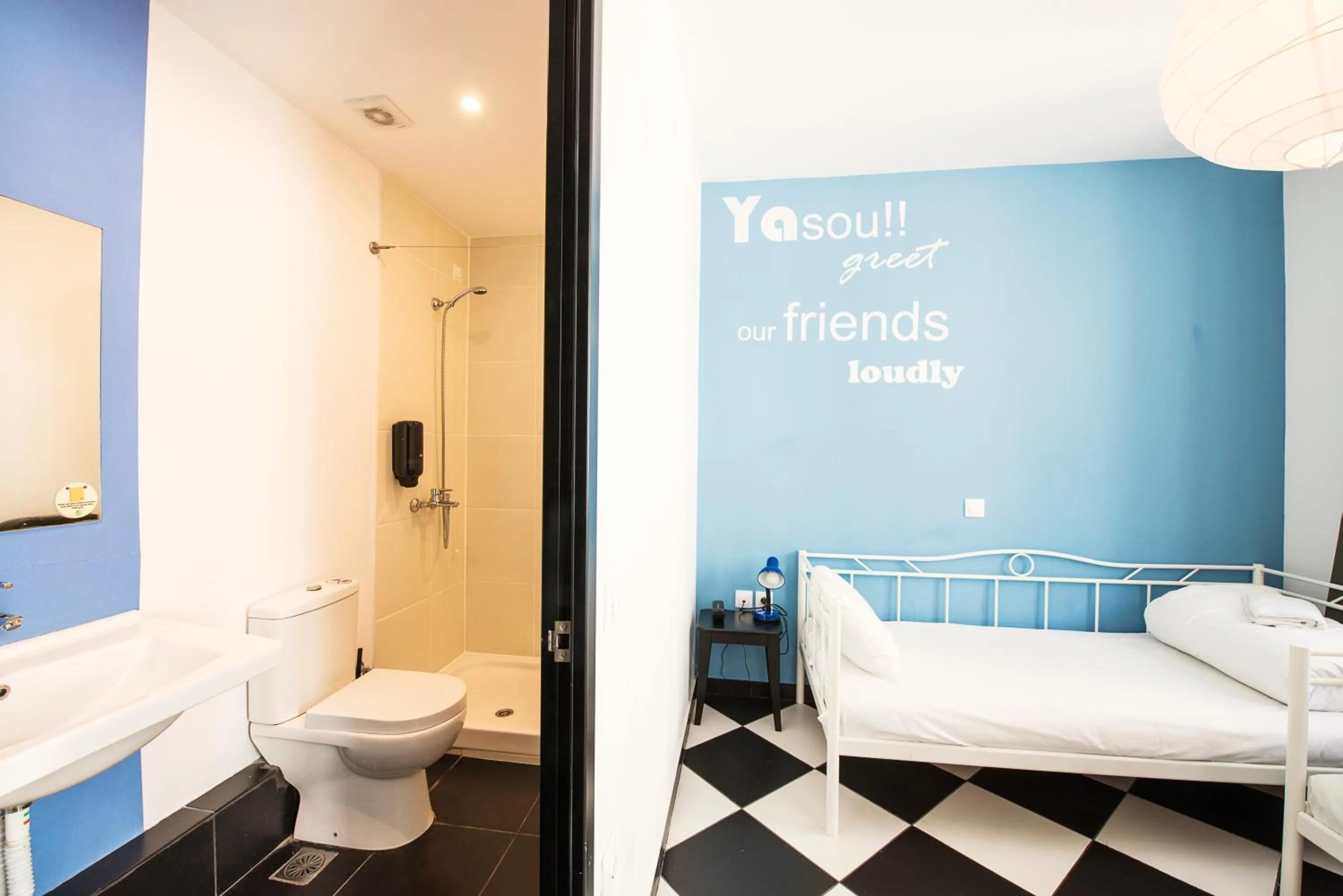 Bathroom in Safestay Athens Monastiraki