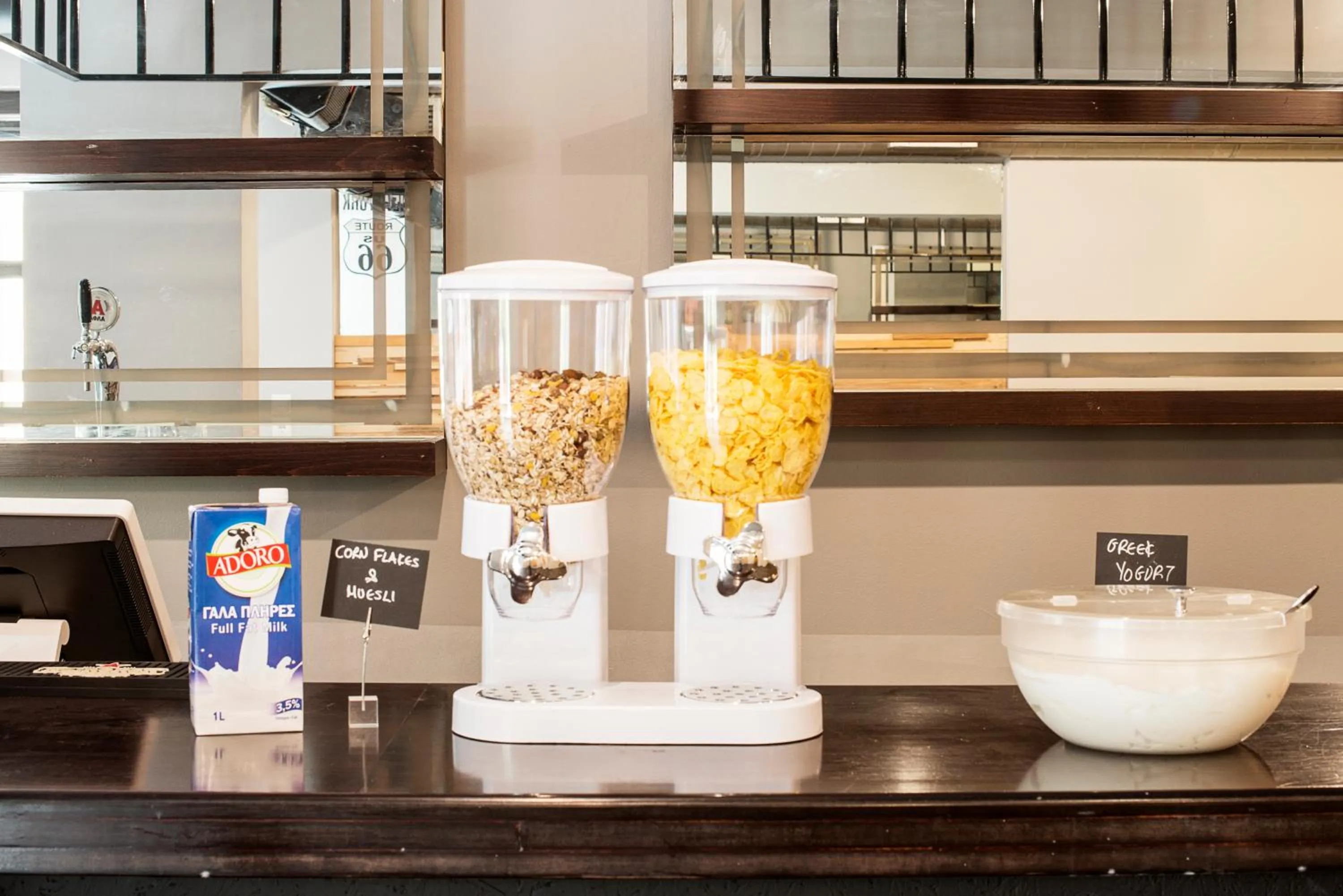 Continental breakfast in Safestay Athens Monastiraki