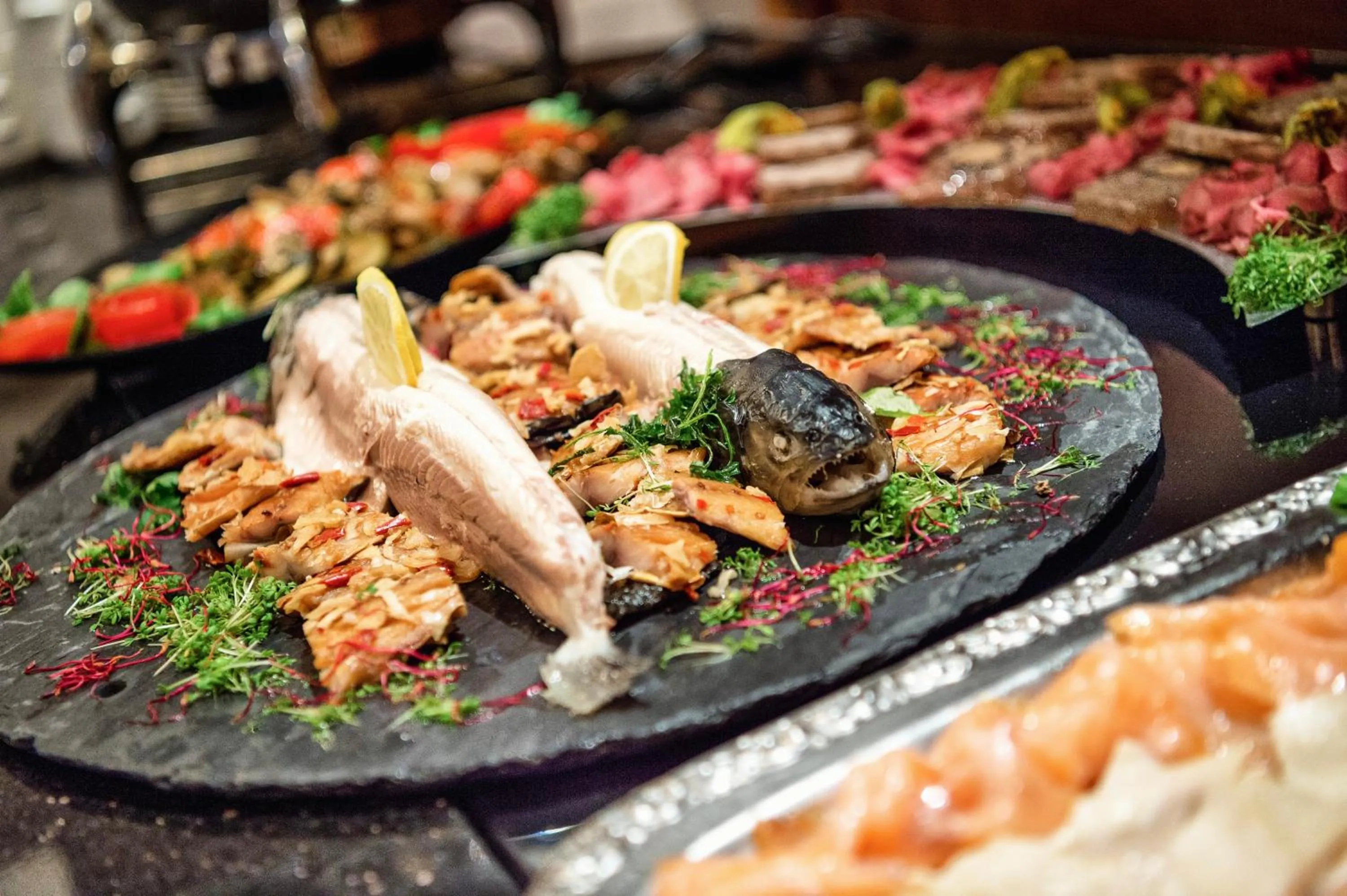 Food and drinks in Hotel Norica - Thermenhotels Gastein mit dem Bademantel direkt in die Therme