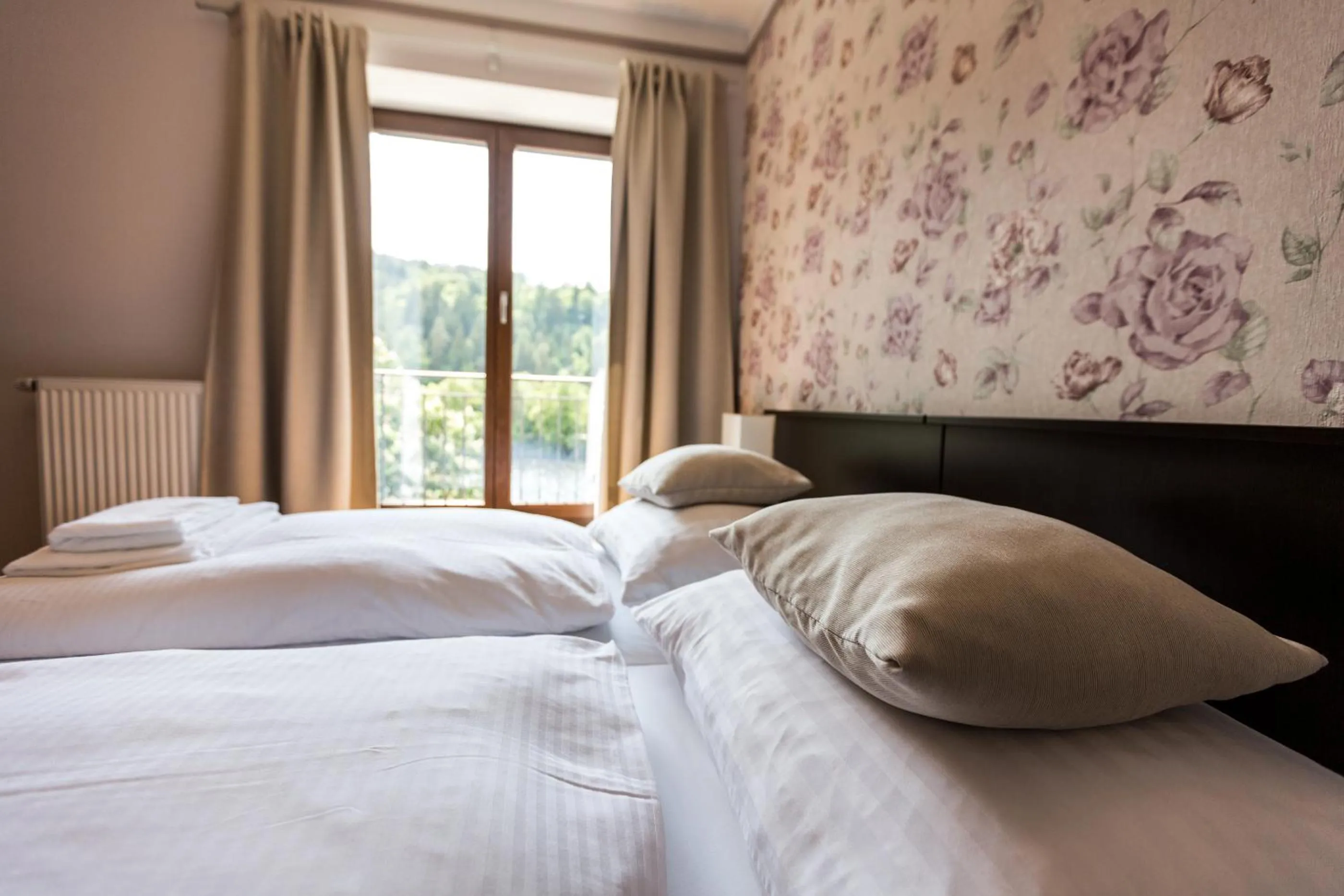 Decorative detail, Bed in Hotel Mandát