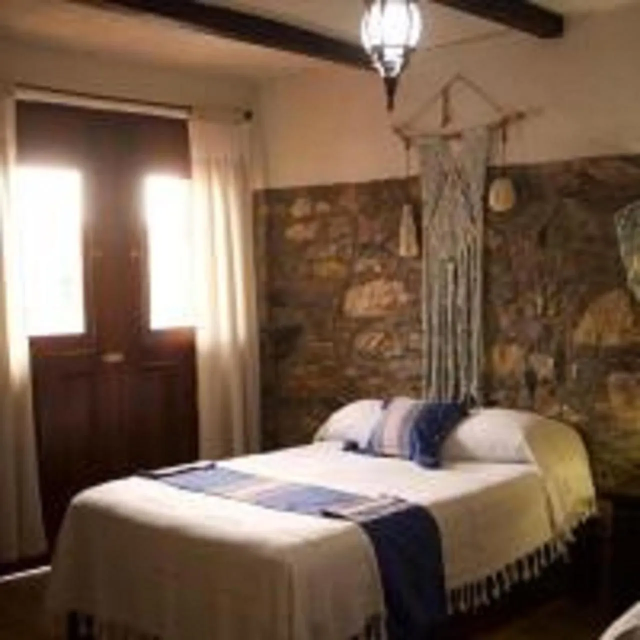 Bed in Grann Posada Xilitla