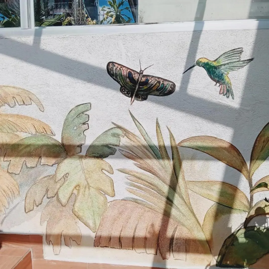 Decorative detail in Grann Posada Xilitla