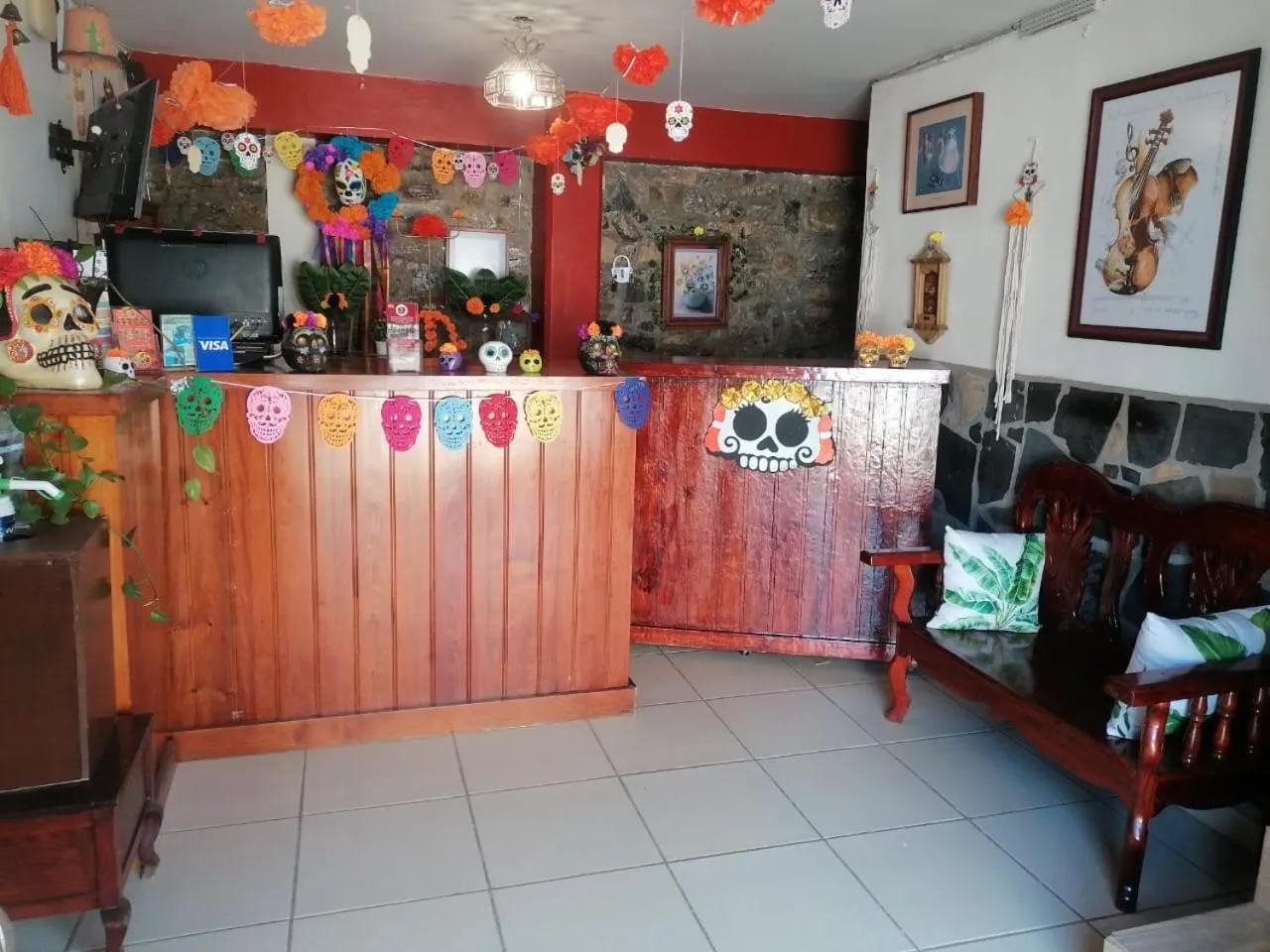 Lobby or reception in Grann Posada Xilitla
