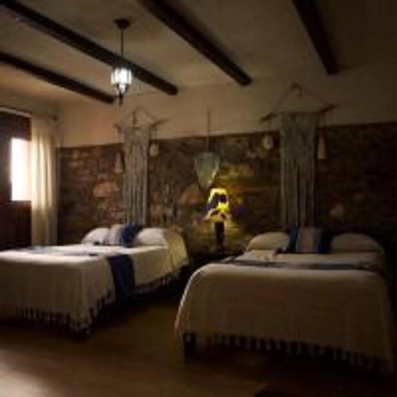 Bed in Grann Posada Xilitla